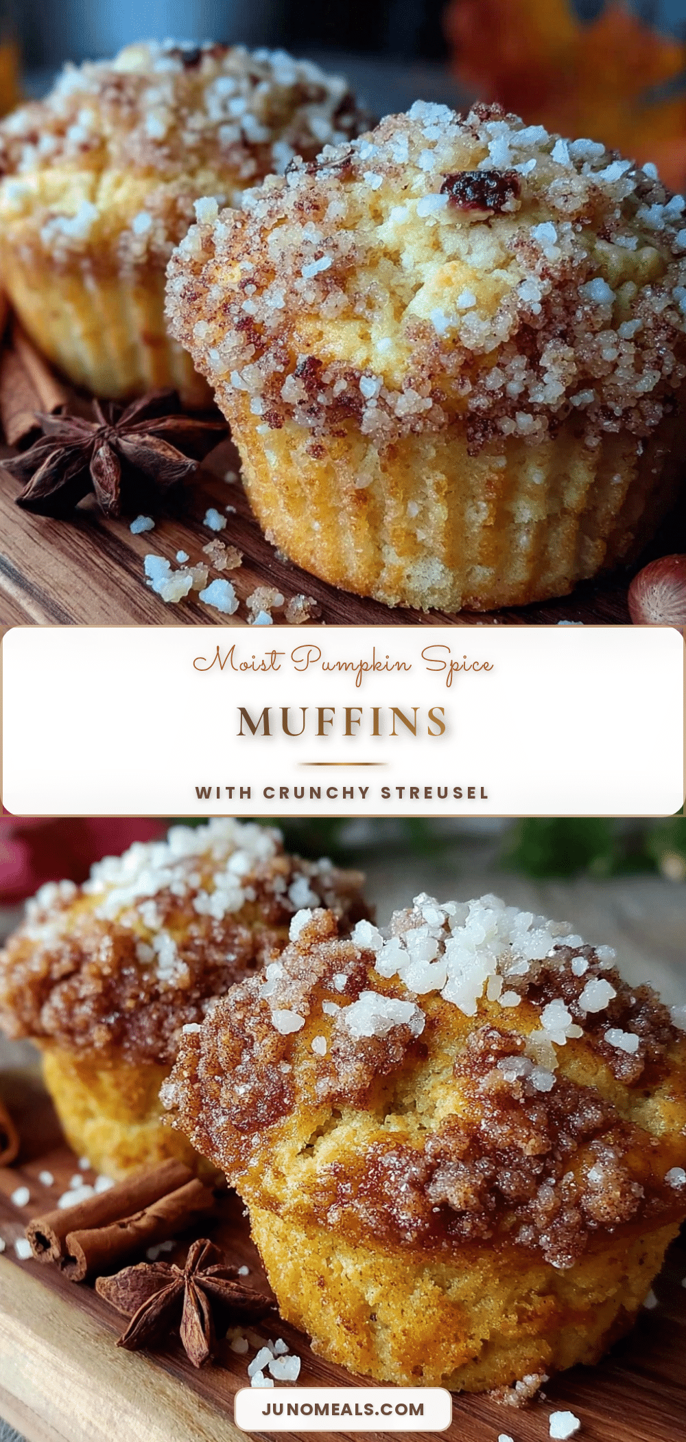 pumpkin spice muffins recipe