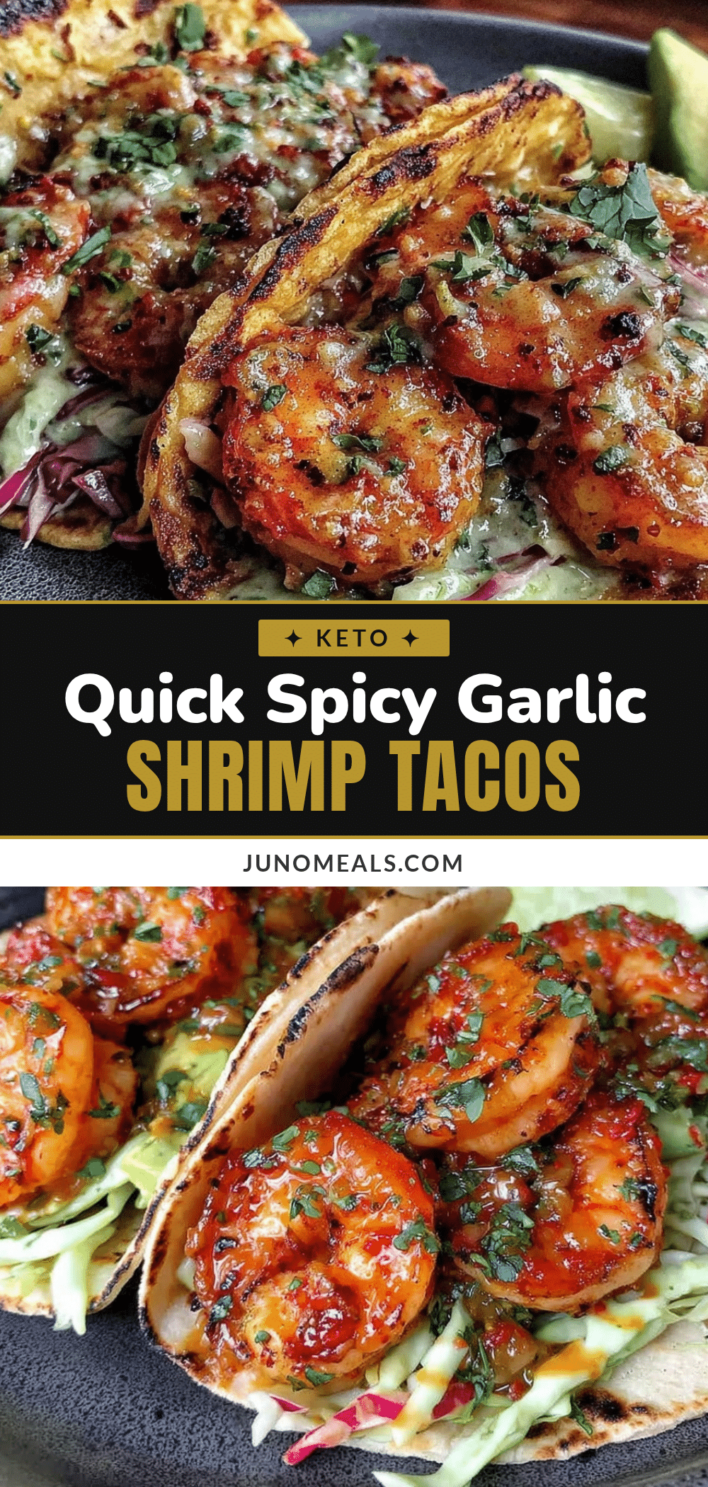 quick garlic shrimp tacos recipe