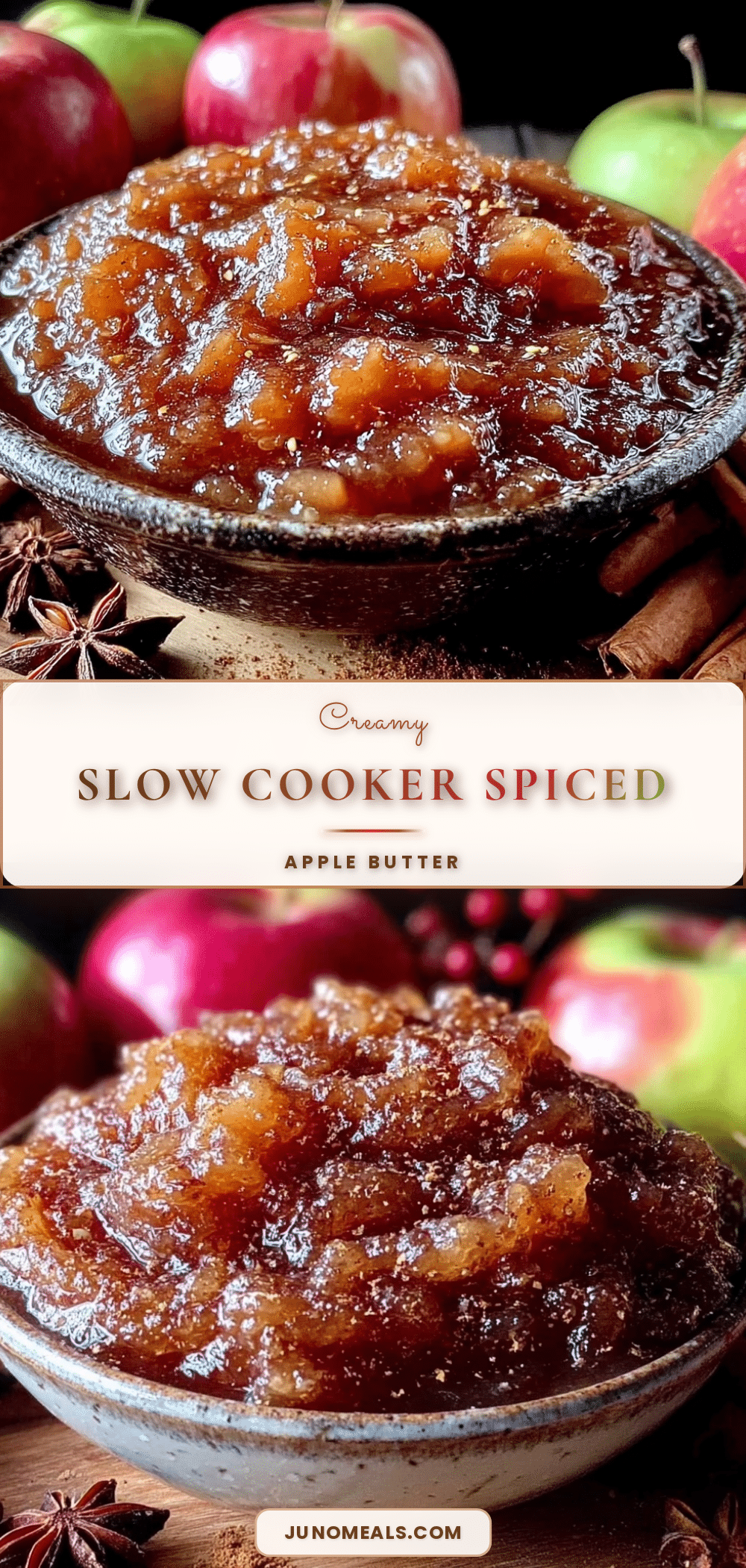 slow cooker spiced apple butter recipe