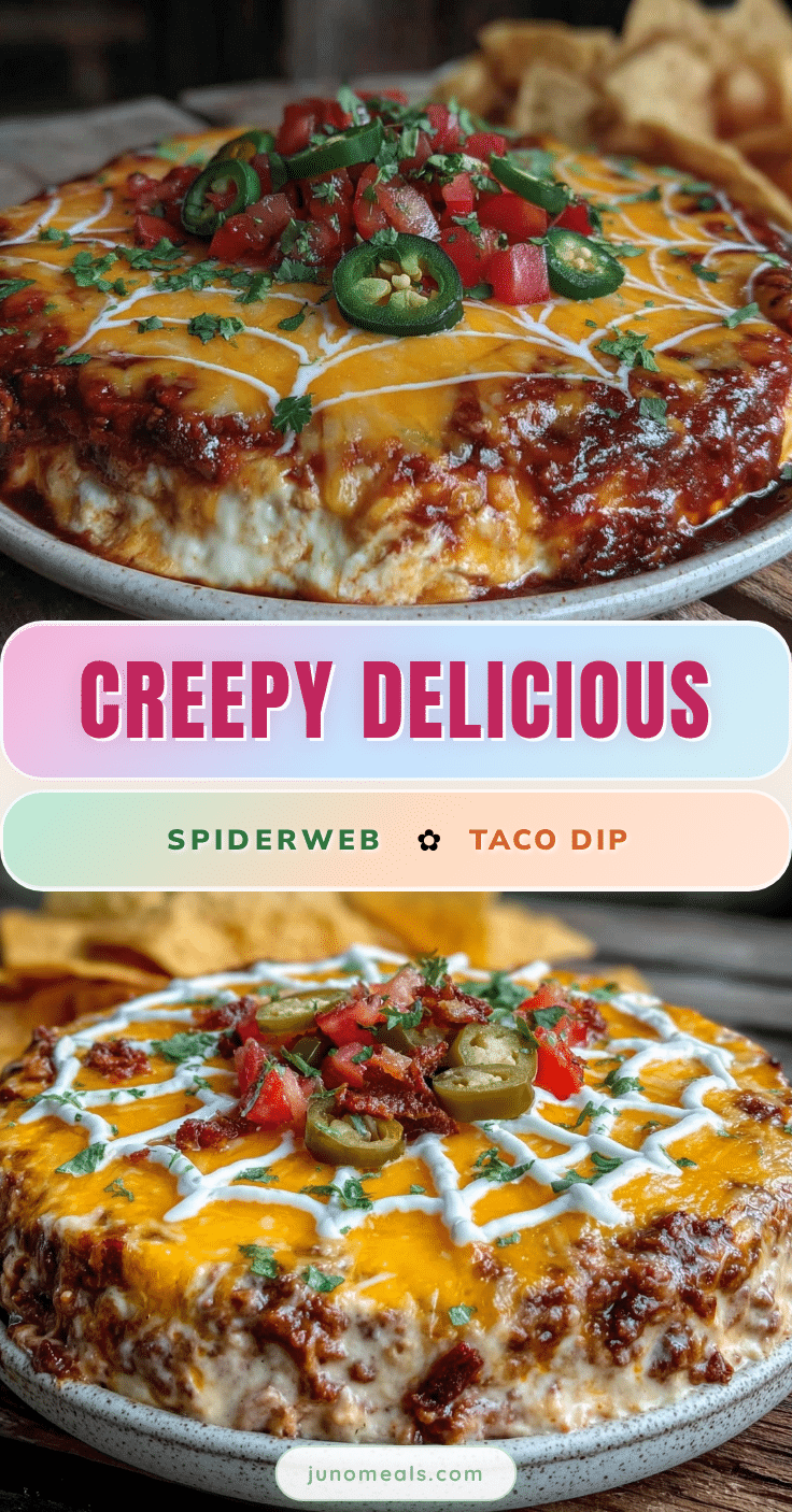 spiderweb taco dip recipe