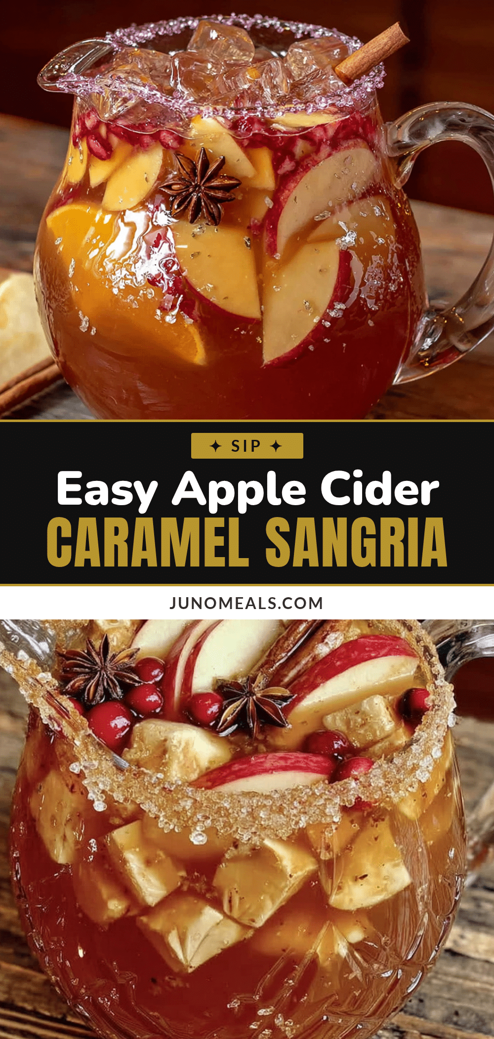 apple cider caramel sangria recipe