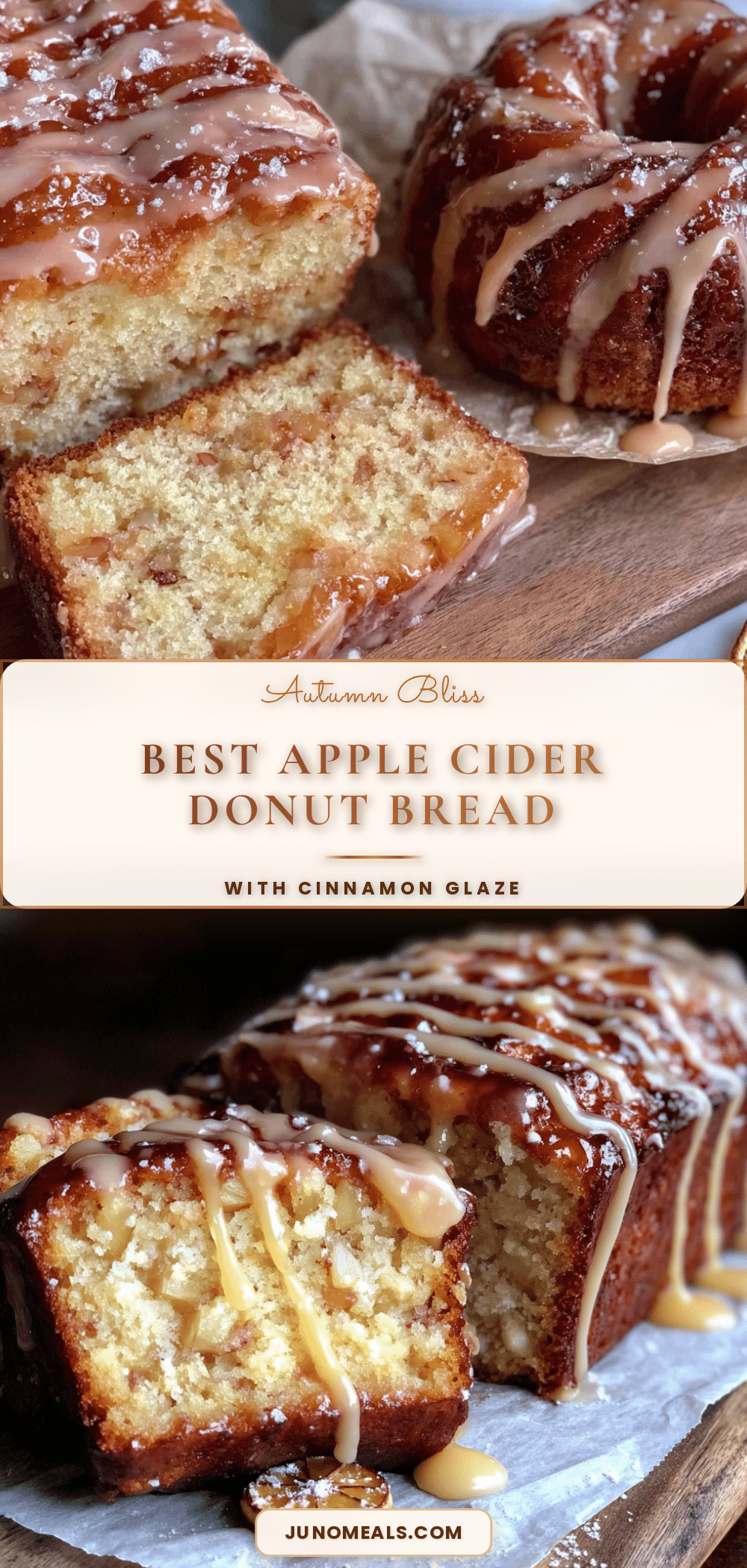 apple cider donut bread recipe