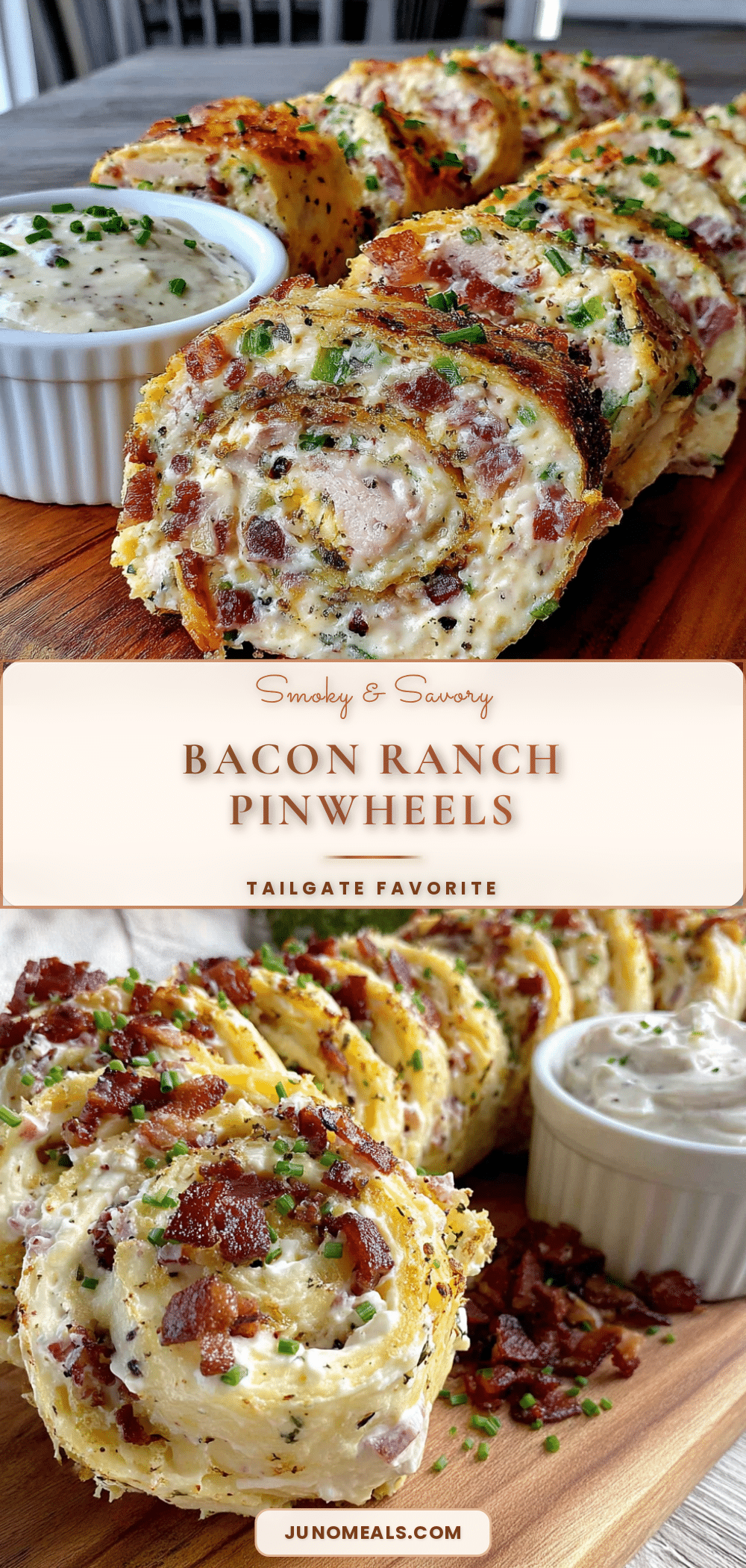 bacon ranch pinwheels recipe
