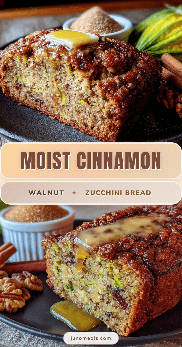 best moist zucchini bread with walnuts and cinnamon recipe