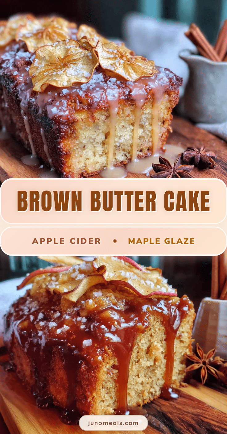 brown butter apple cider cake recipe