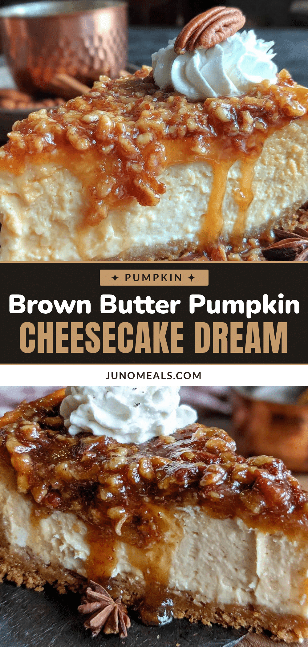 brown butter pumpkin cheesecake recipe