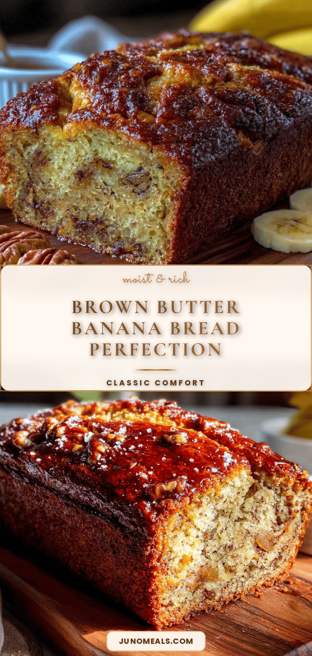 browned butter banana bread recipe