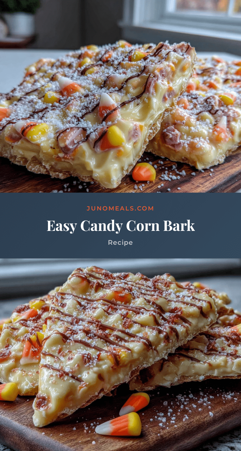 candy corn bark with white chocolate recipe