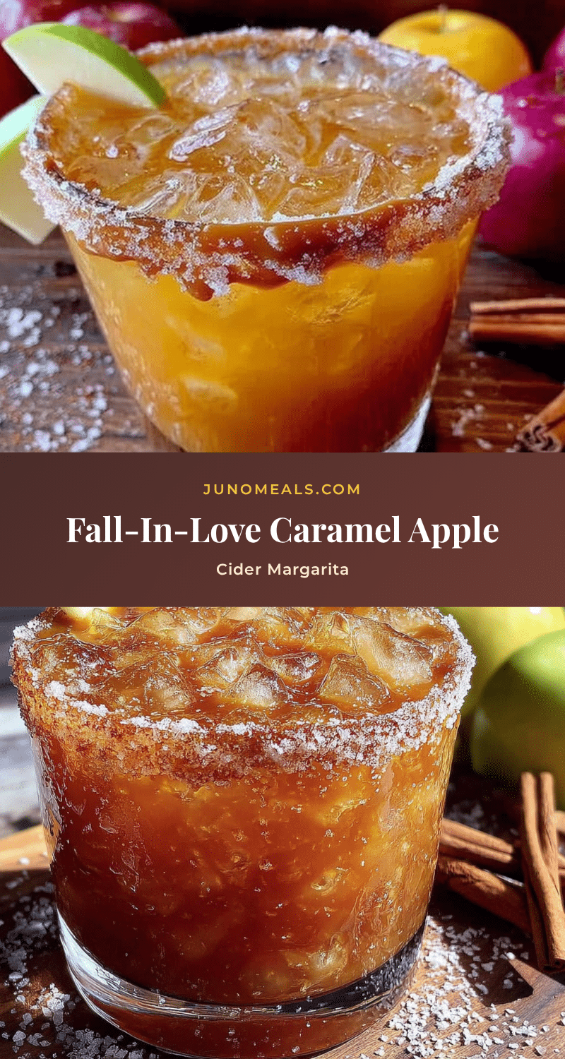 caramel apple cider margarita recipe