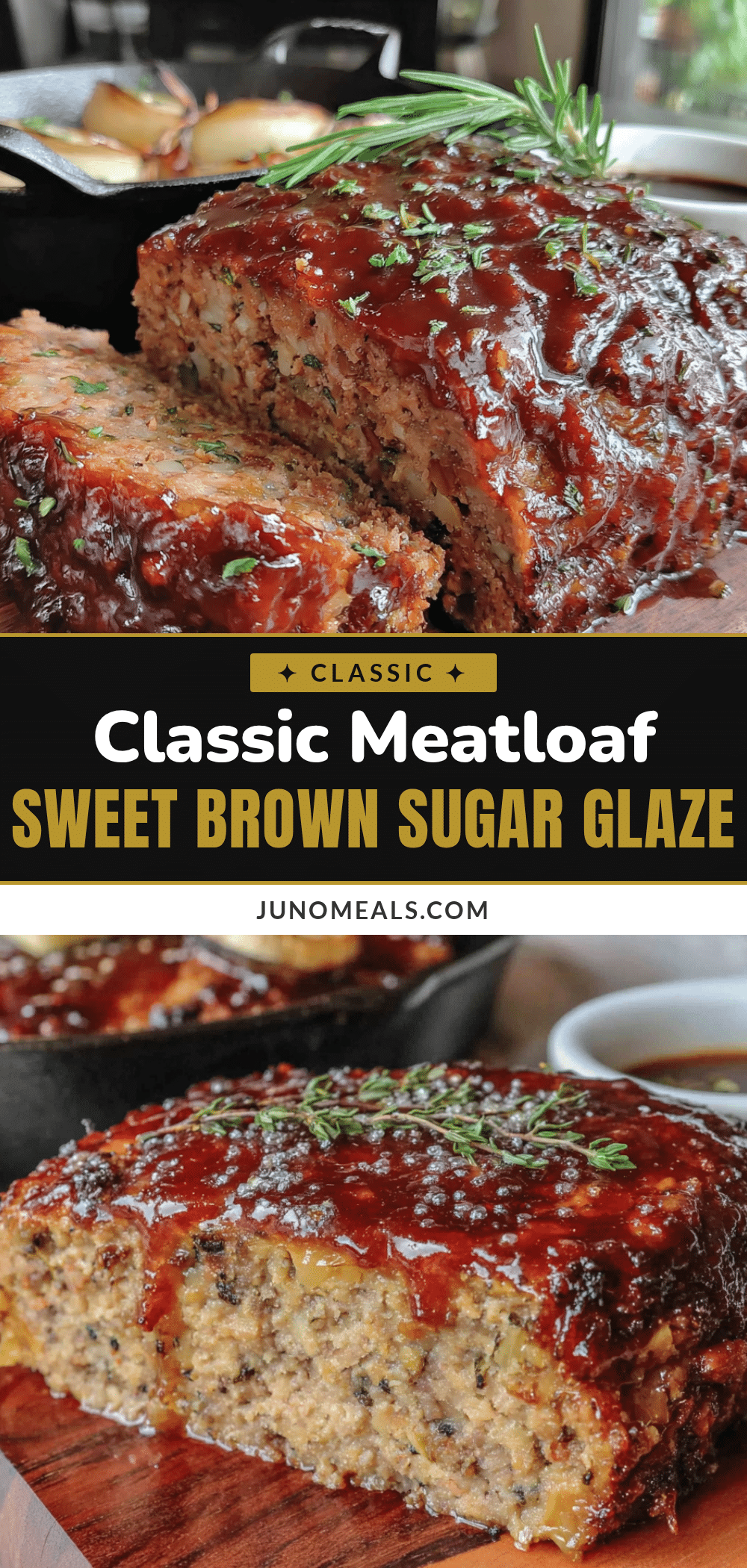 classic meatloaf with sweet brown sugar glaze recipe