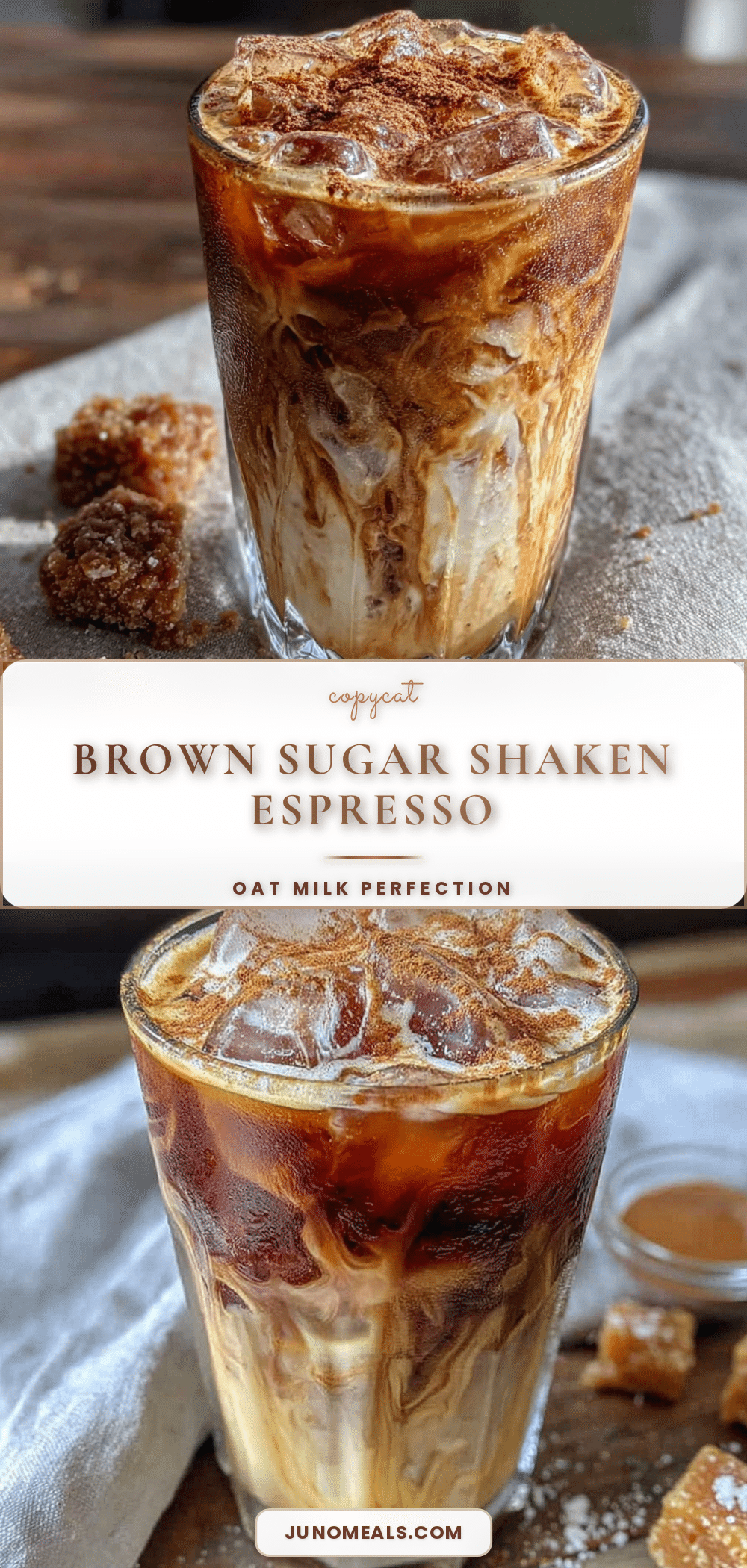 copycat starbucks brown sugar oat milk shaken espresso recipe