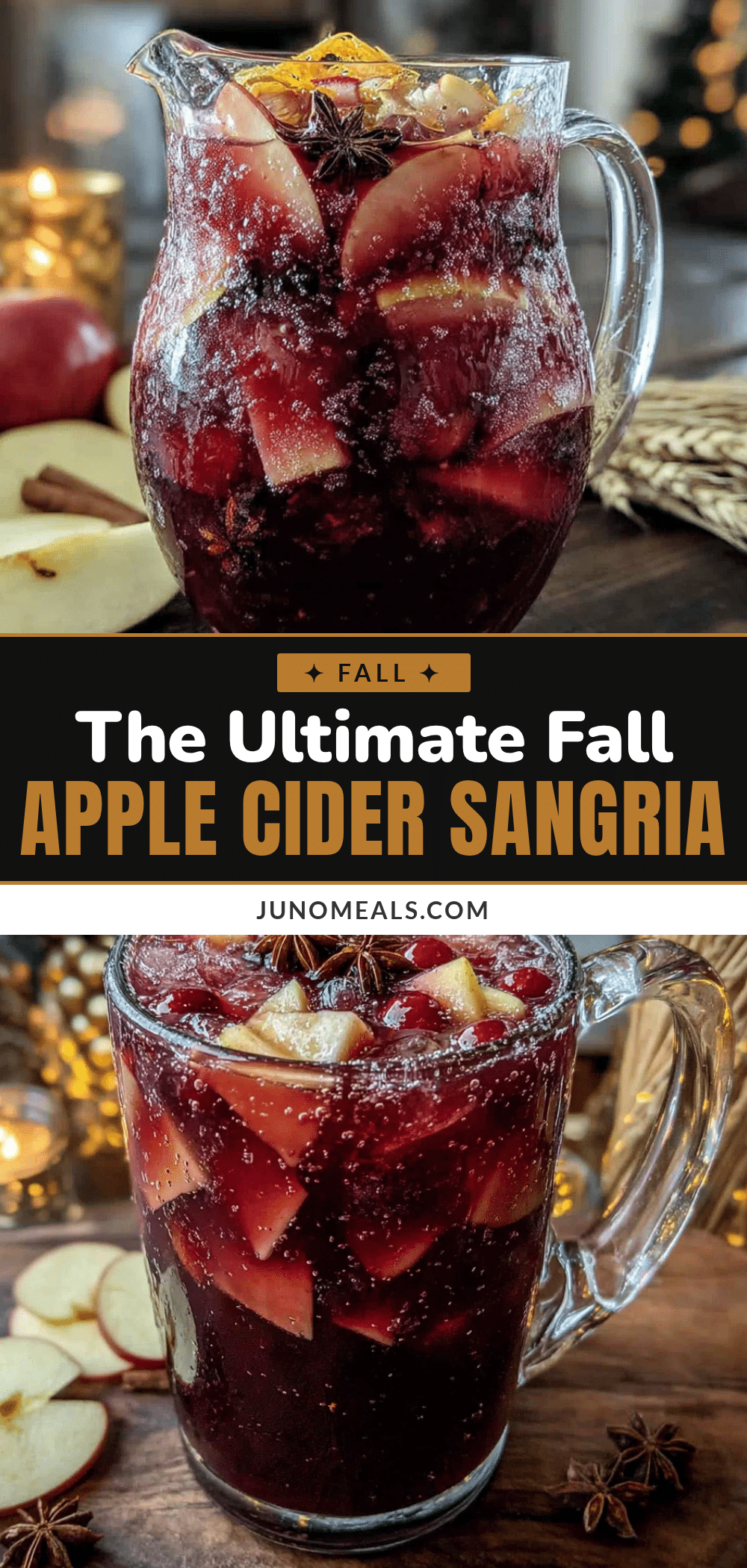 cozy apple cider sangria for fall gatherings recipe