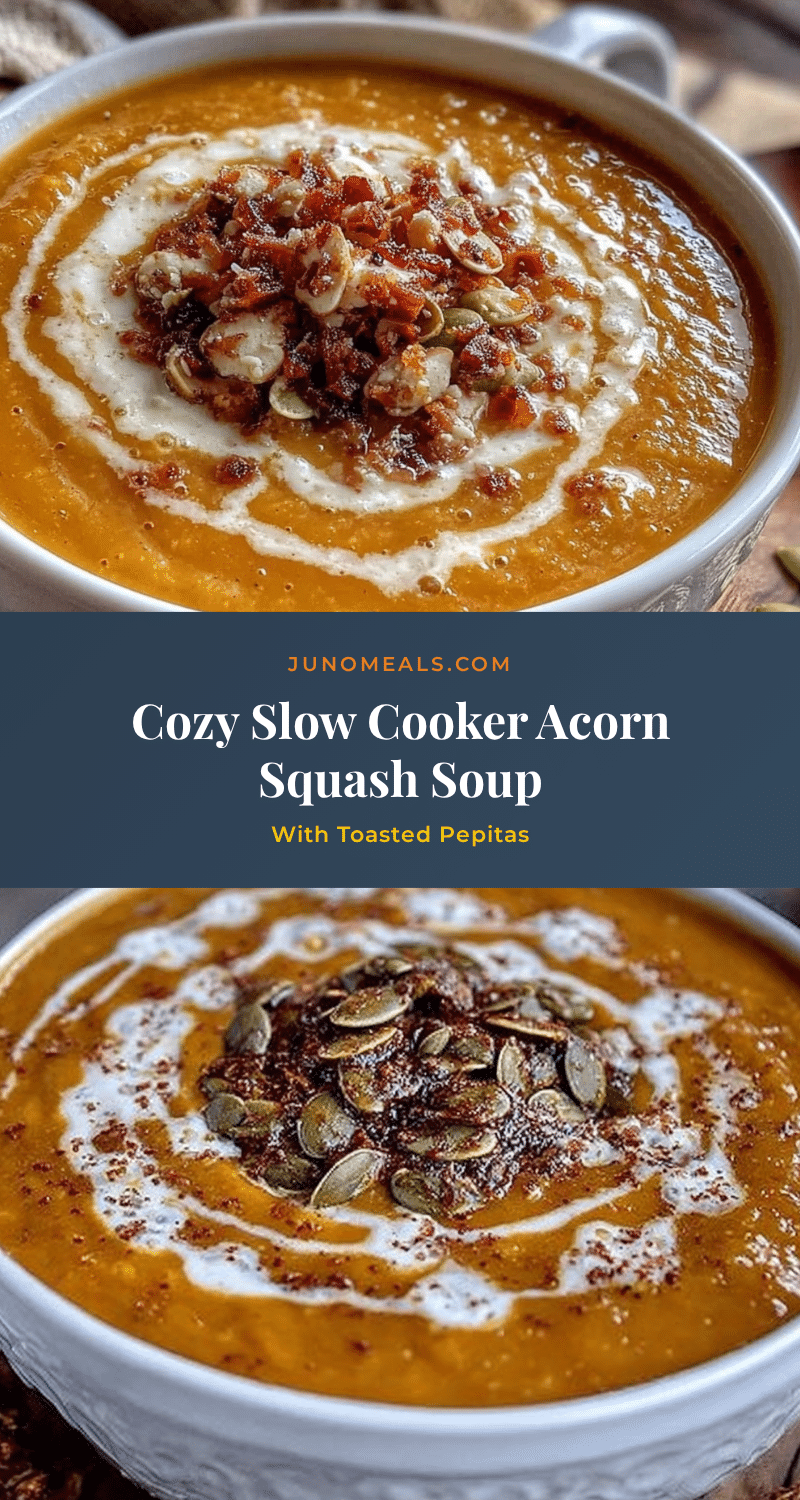 cozy slow cooker acorn squash soup recipe
