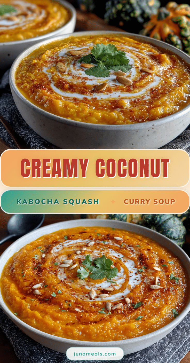 creamy kabocha squash curry soup recipe