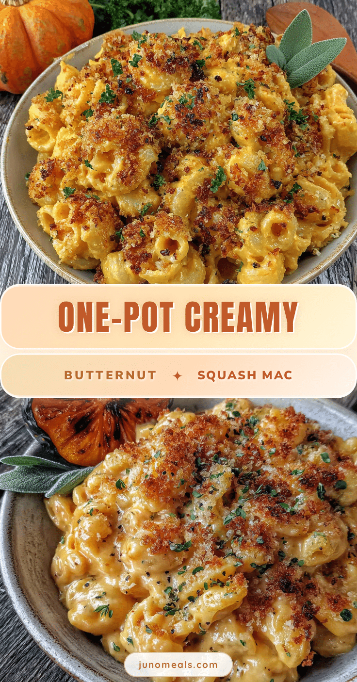 creamy one-pot butternut squash mac and cheese recipe