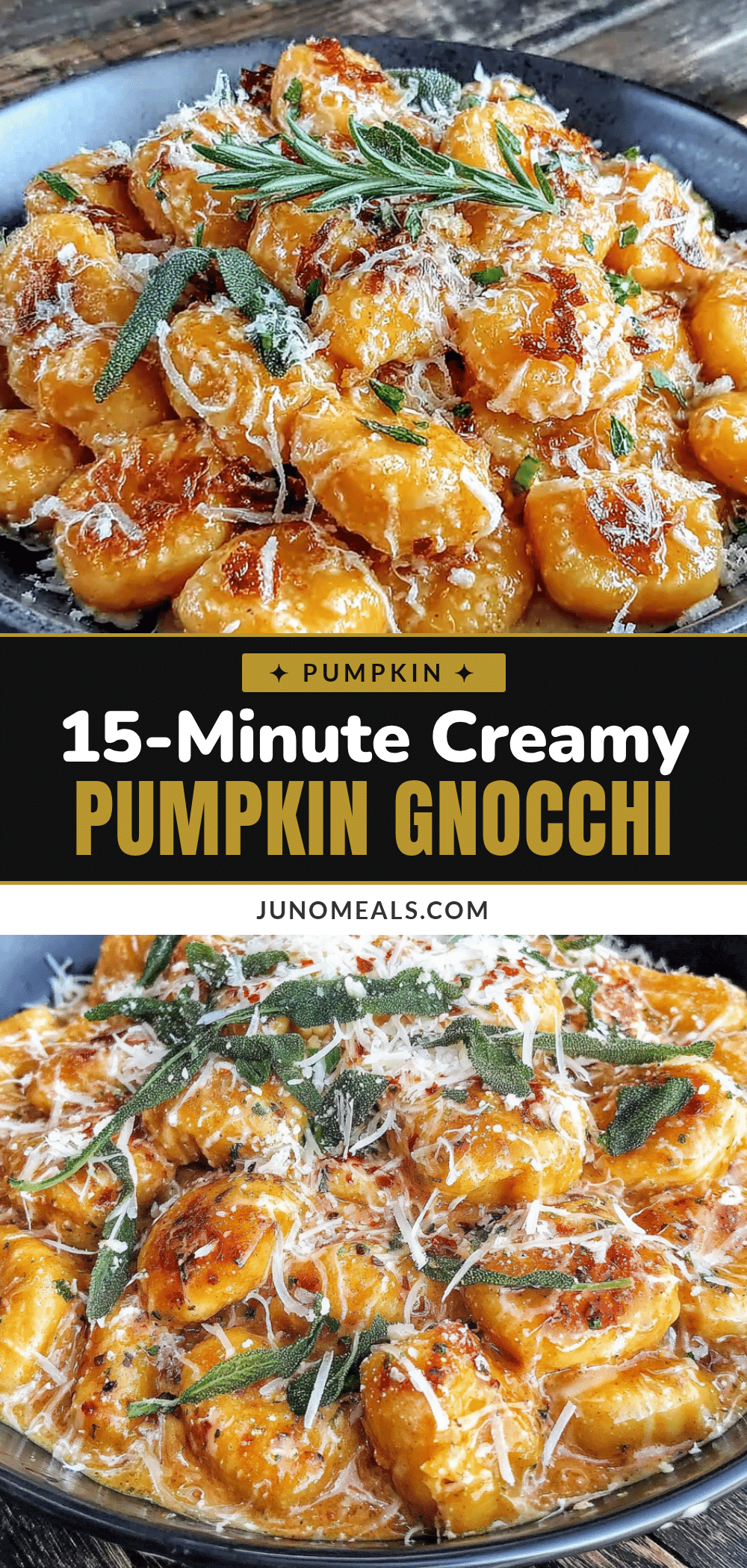 creamy one-pot pumpkin gnocchi recipe