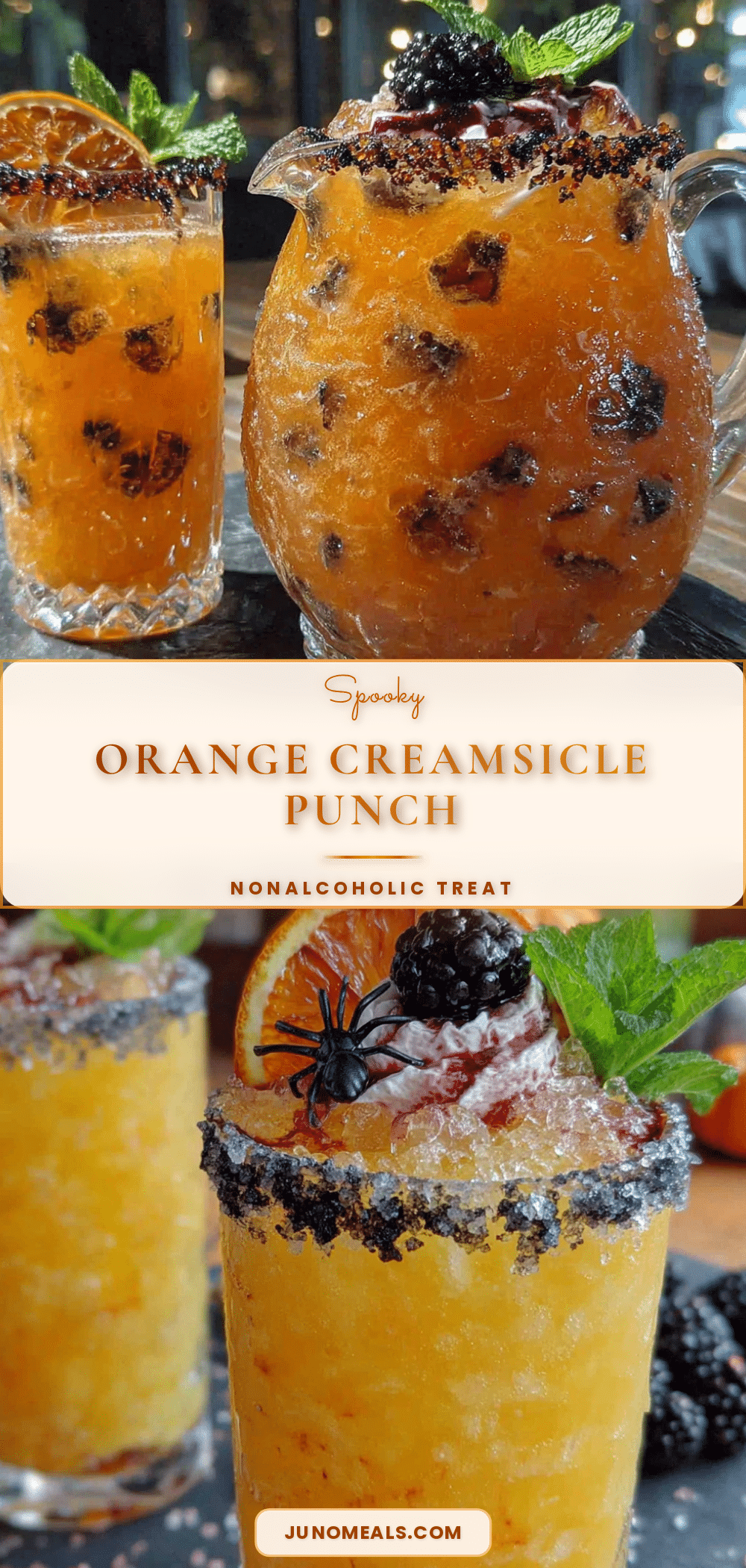 creamy orange creamsicle halloween punch recipe