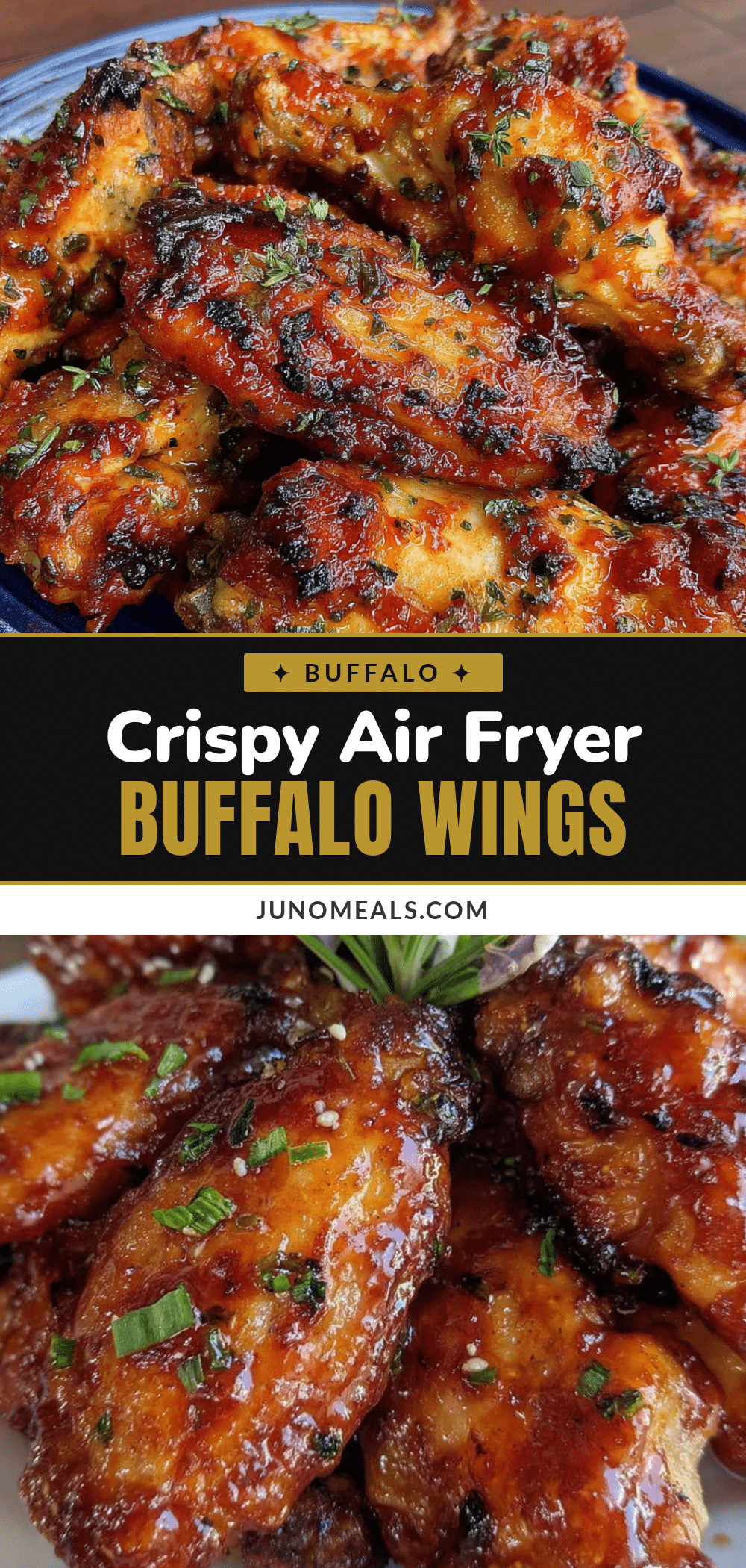 crispy air fryer buffalo chicken wings recipe