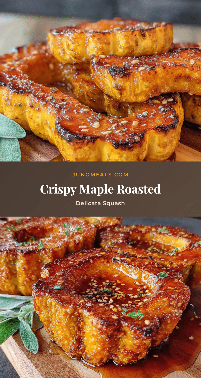 crispy maple roasted delicata squash recipe
