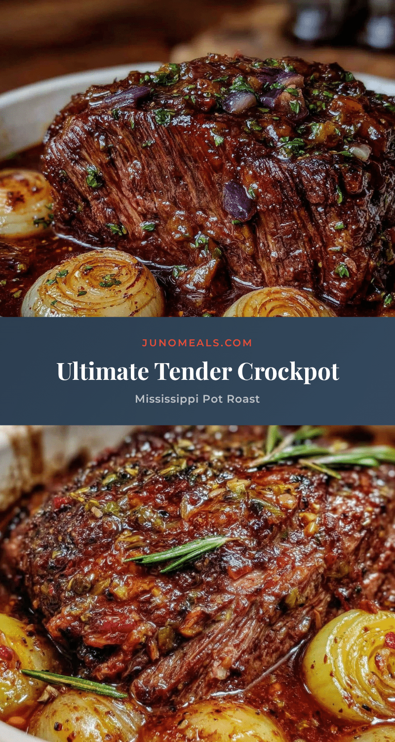 crockpot mississippi pot roast recipe