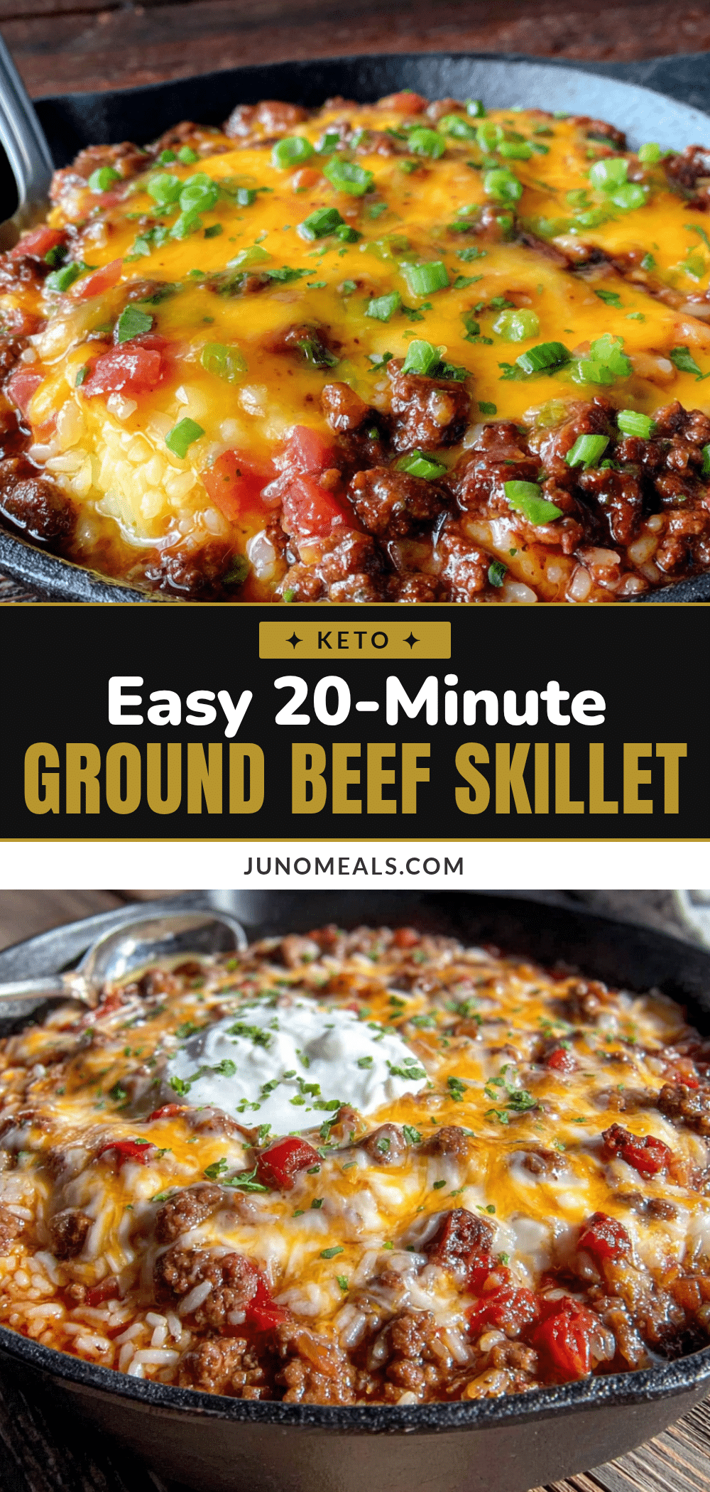 easy 20-minute ground beef and rice skillet recipe