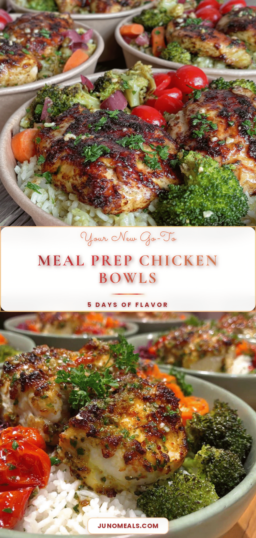 easy 5-day meal prep chicken and rice bowls recipe