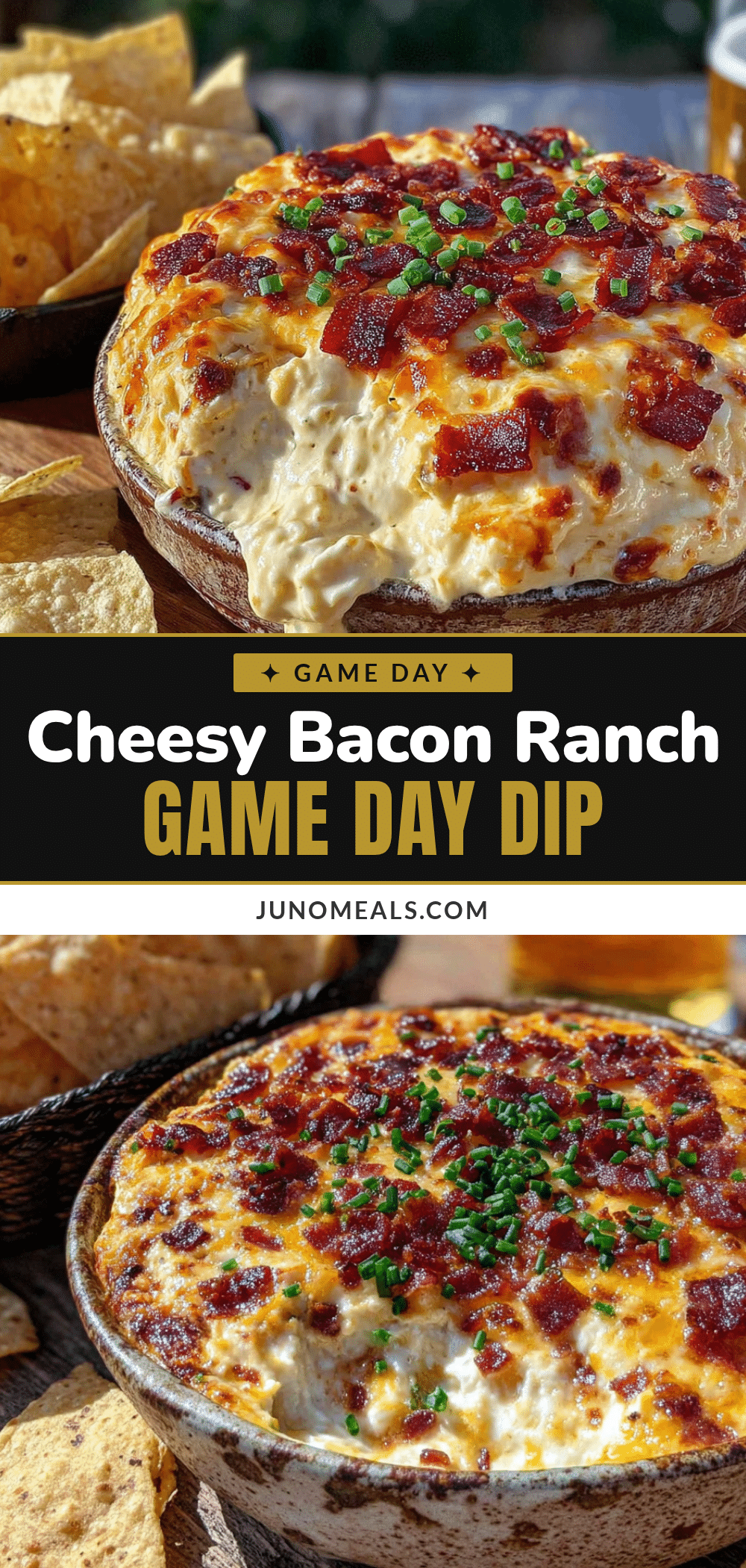 easy cheesy bacon ranch dip recipe