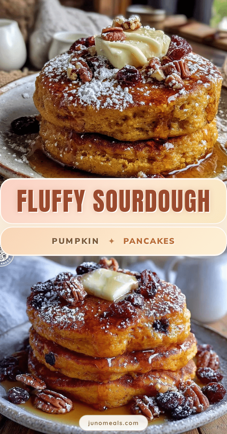 fluffy sourdough discard pumpkin pancakes recipe