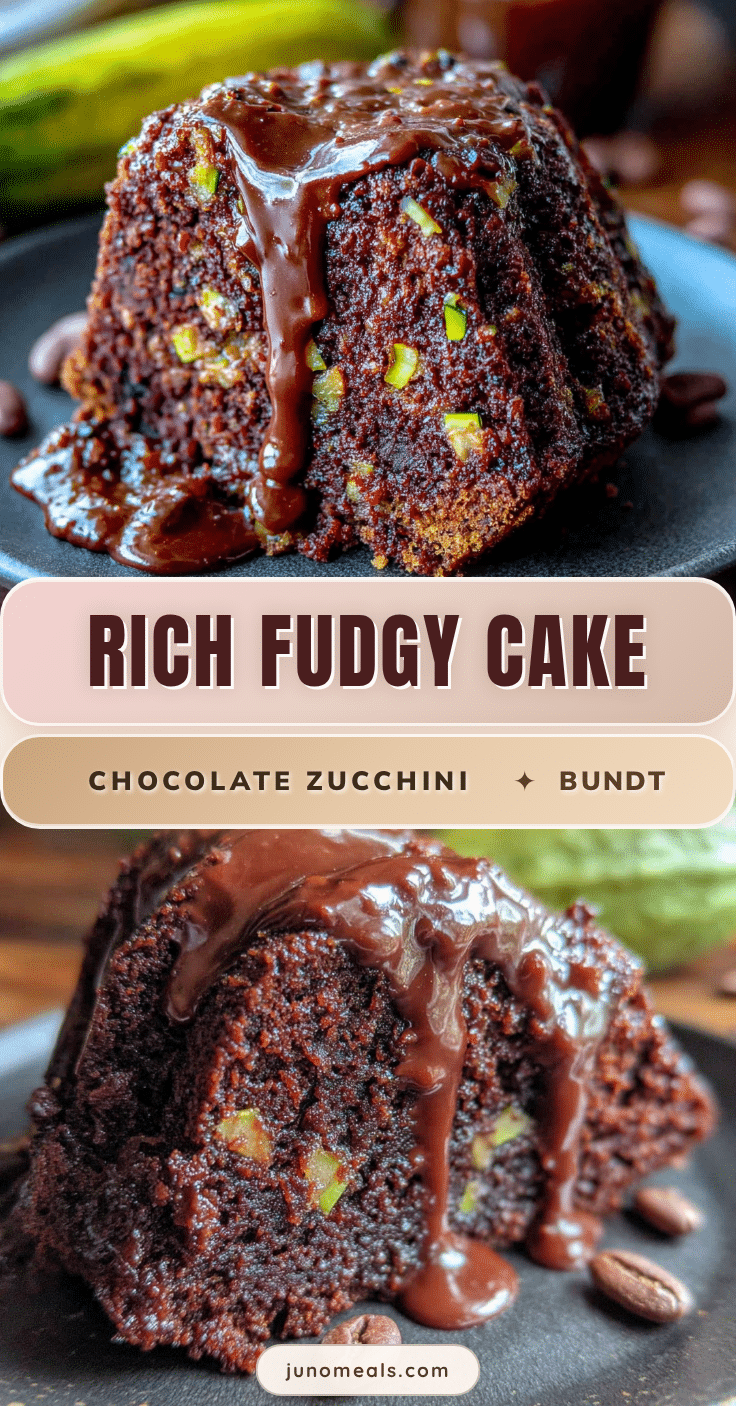 fudgy chocolate zucchini bundt cake recipe