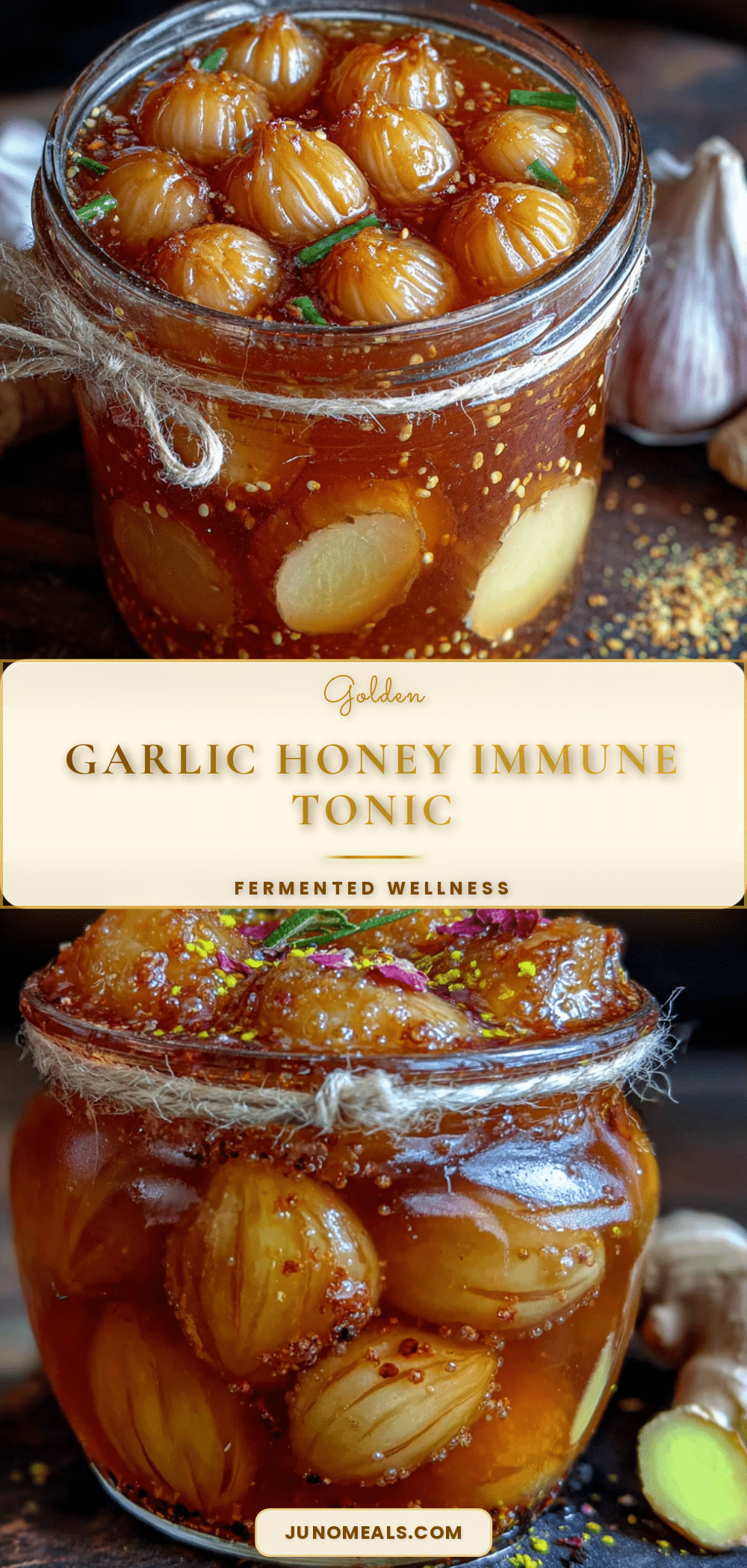 garlic honey fermented immune tonic recipe