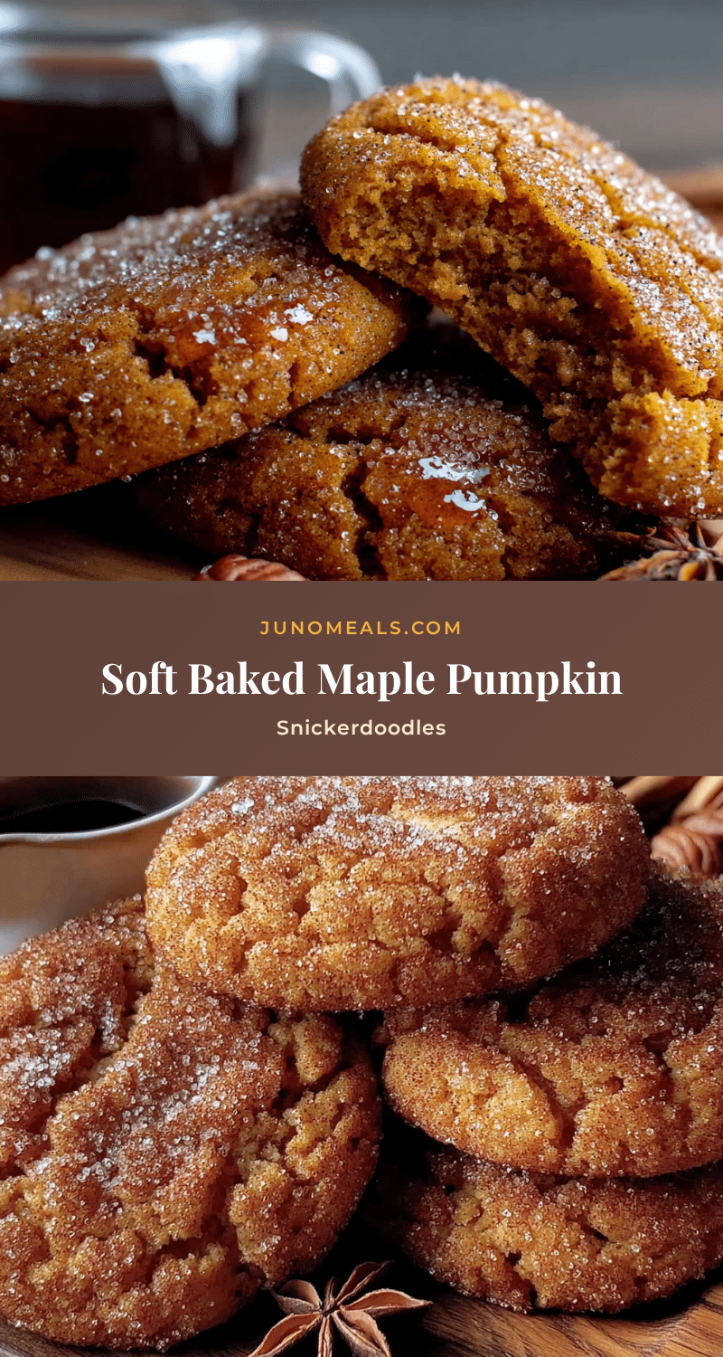 maple pumpkin snickerdoodle cookies recipe