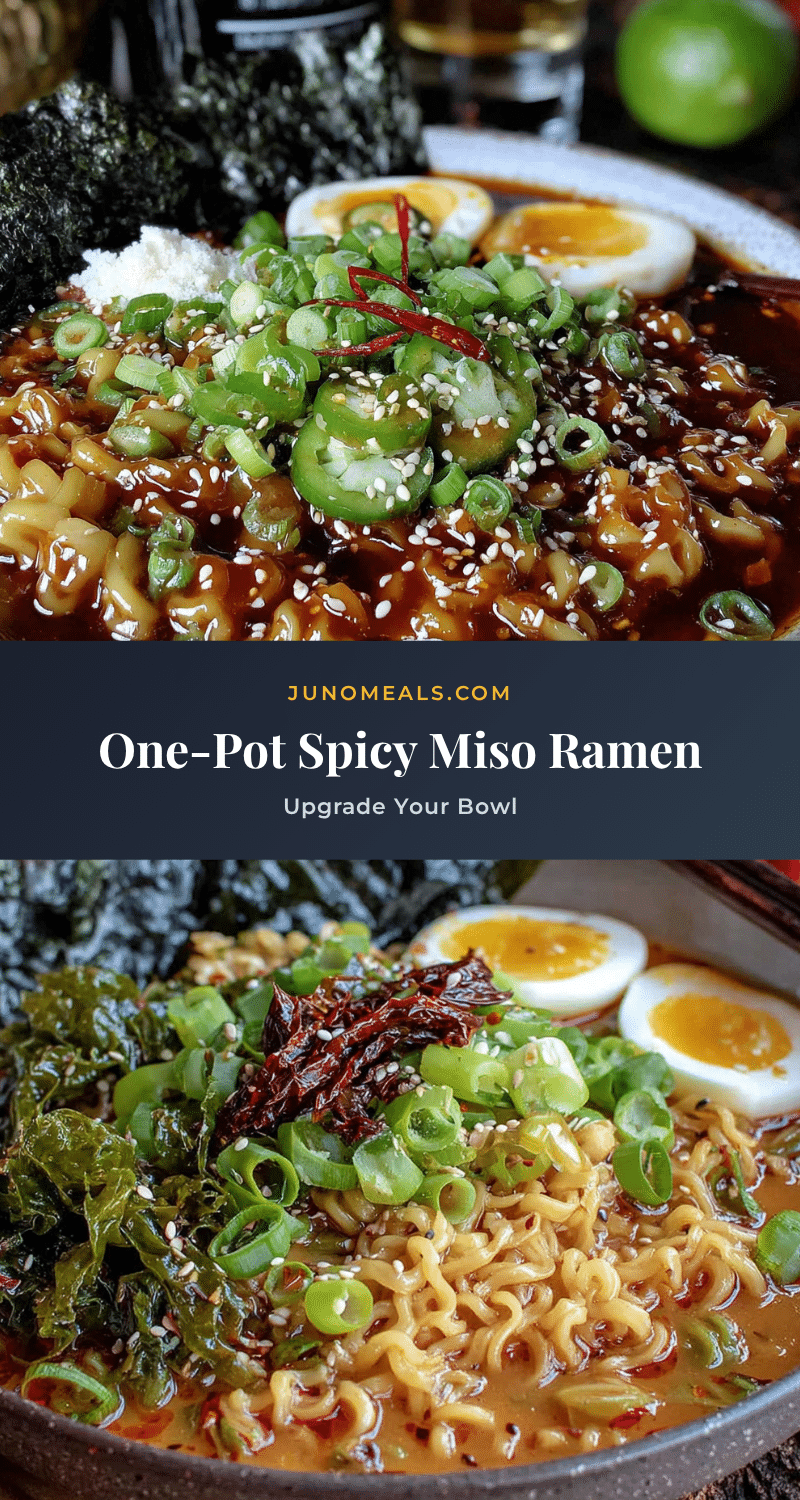 one-pot spicy miso ramen recipe