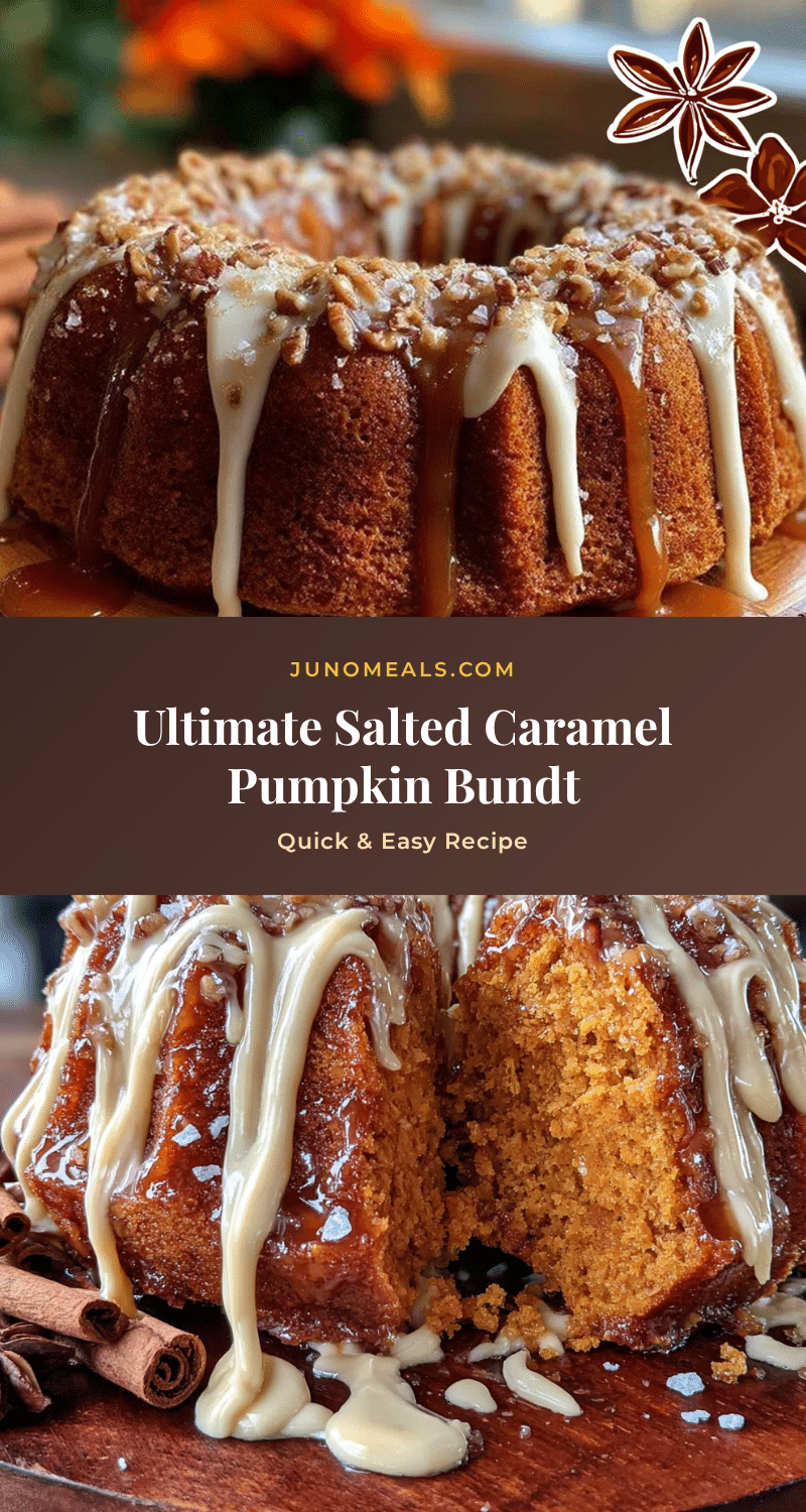perfect salted caramel pumpkin bundt cake recipe