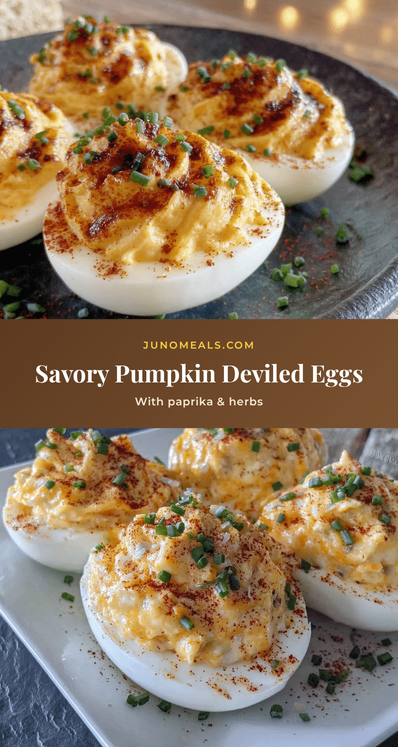 pumpkin deviled eggs recipe