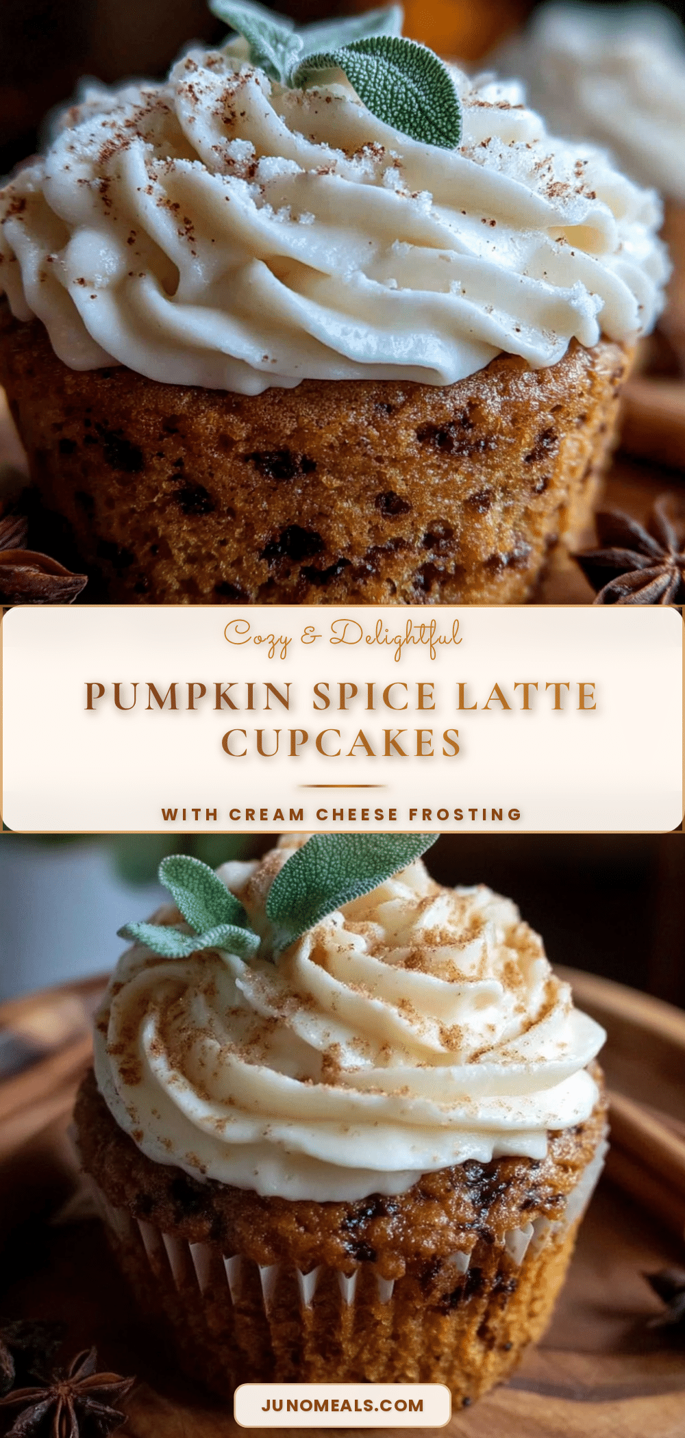 Pumpkin Spice Latte Cupcakes recipe