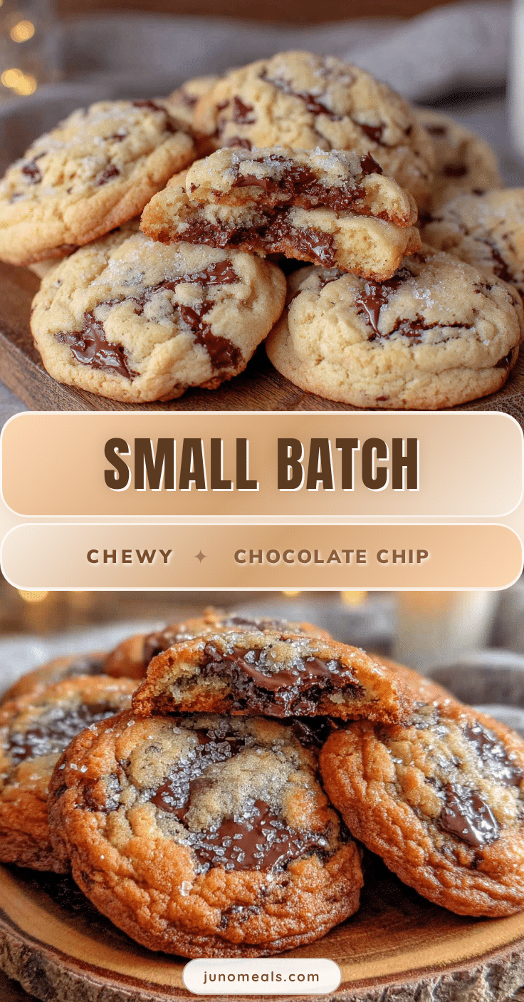 small batch chocolate chip cookies recipe