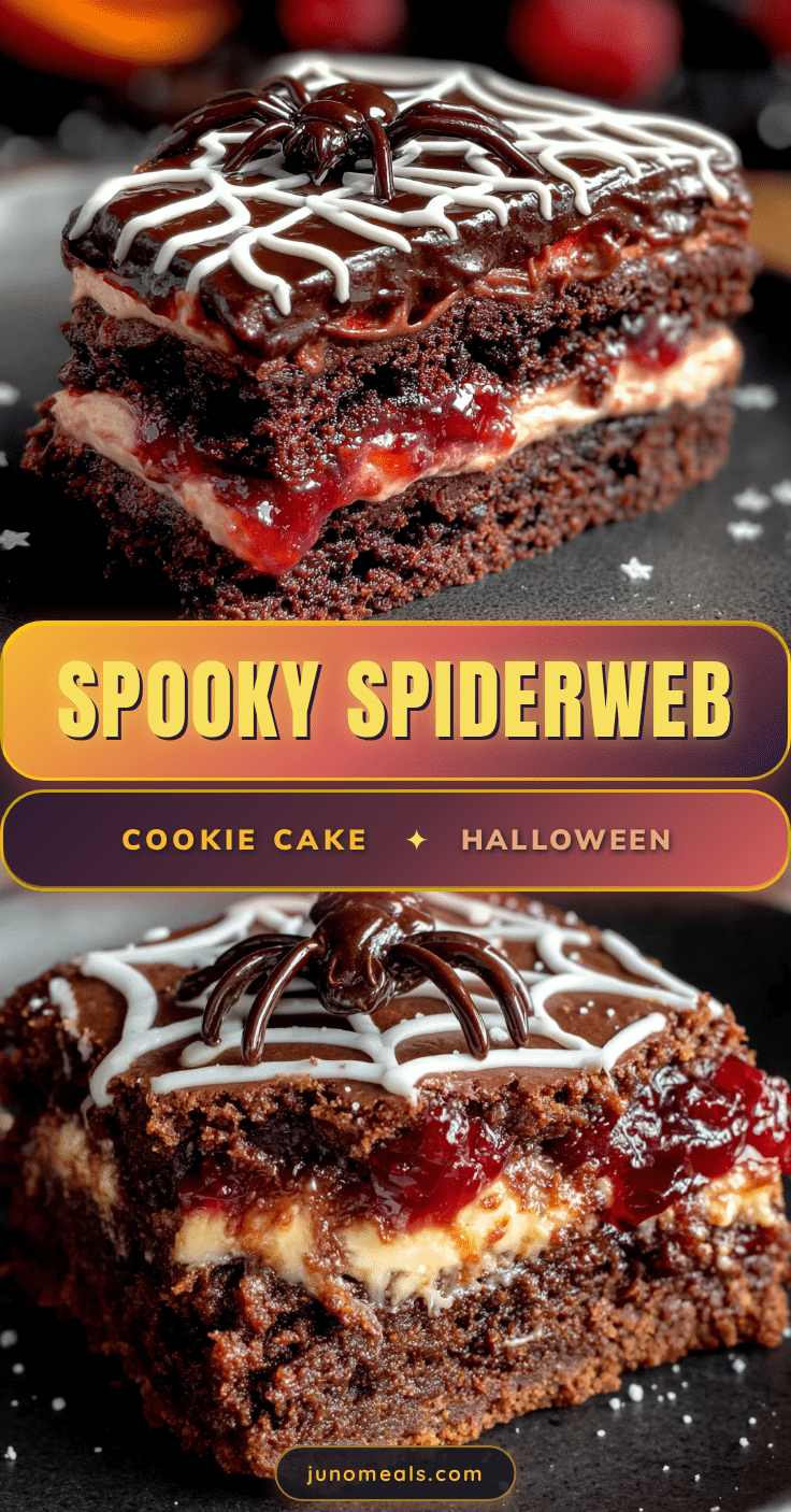 spiderweb cookie cake recipe