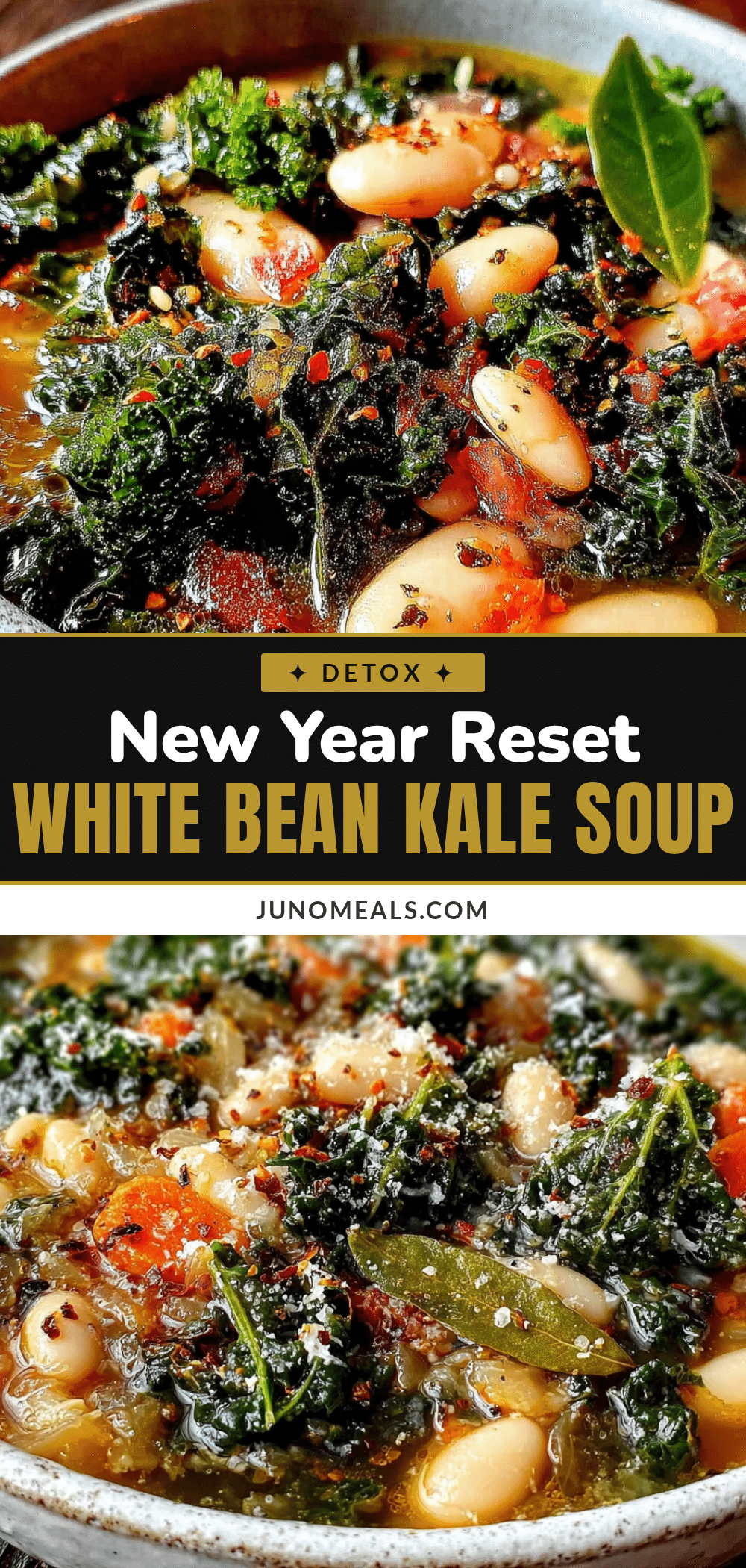 white bean and kale detox soup recipe