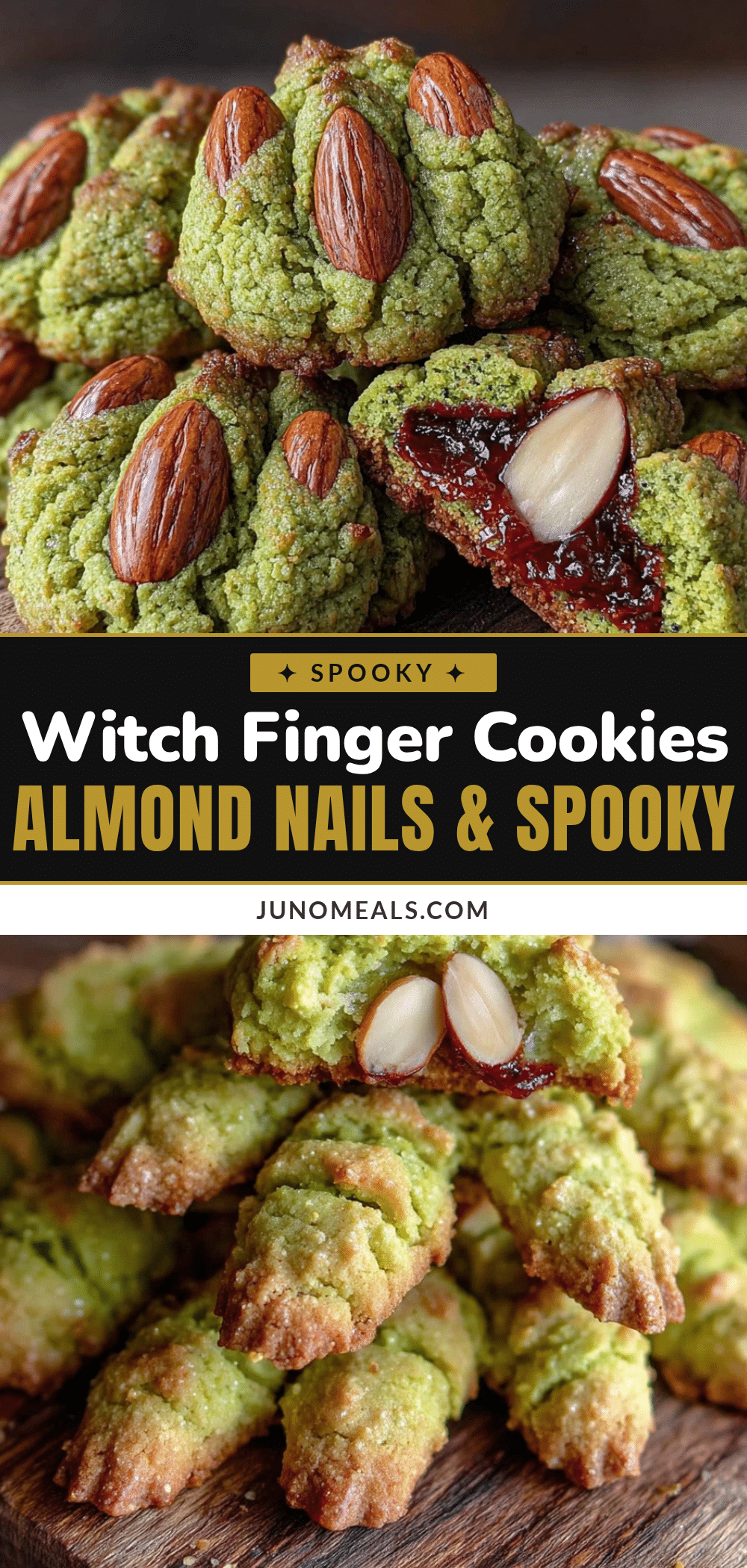 witch finger cookies recipe