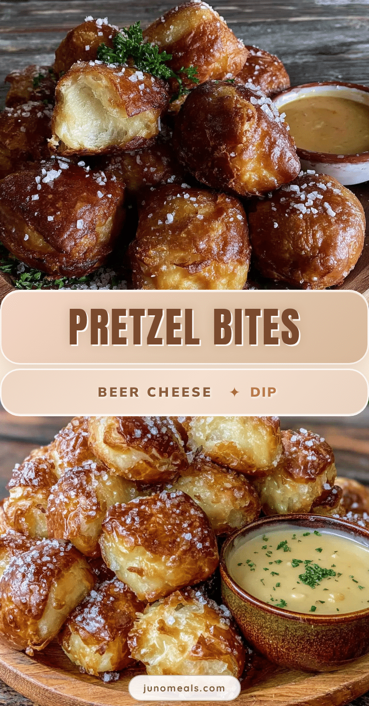 bavarian pretzel bites with beer cheese dip recipe
