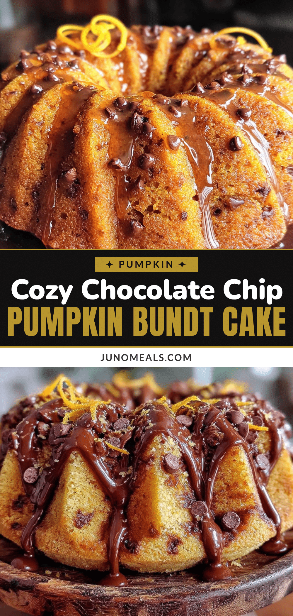chocolate chip pumpkin bundt cake recipe