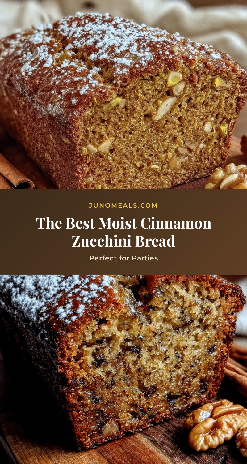 cinnamon zucchini bread recipe