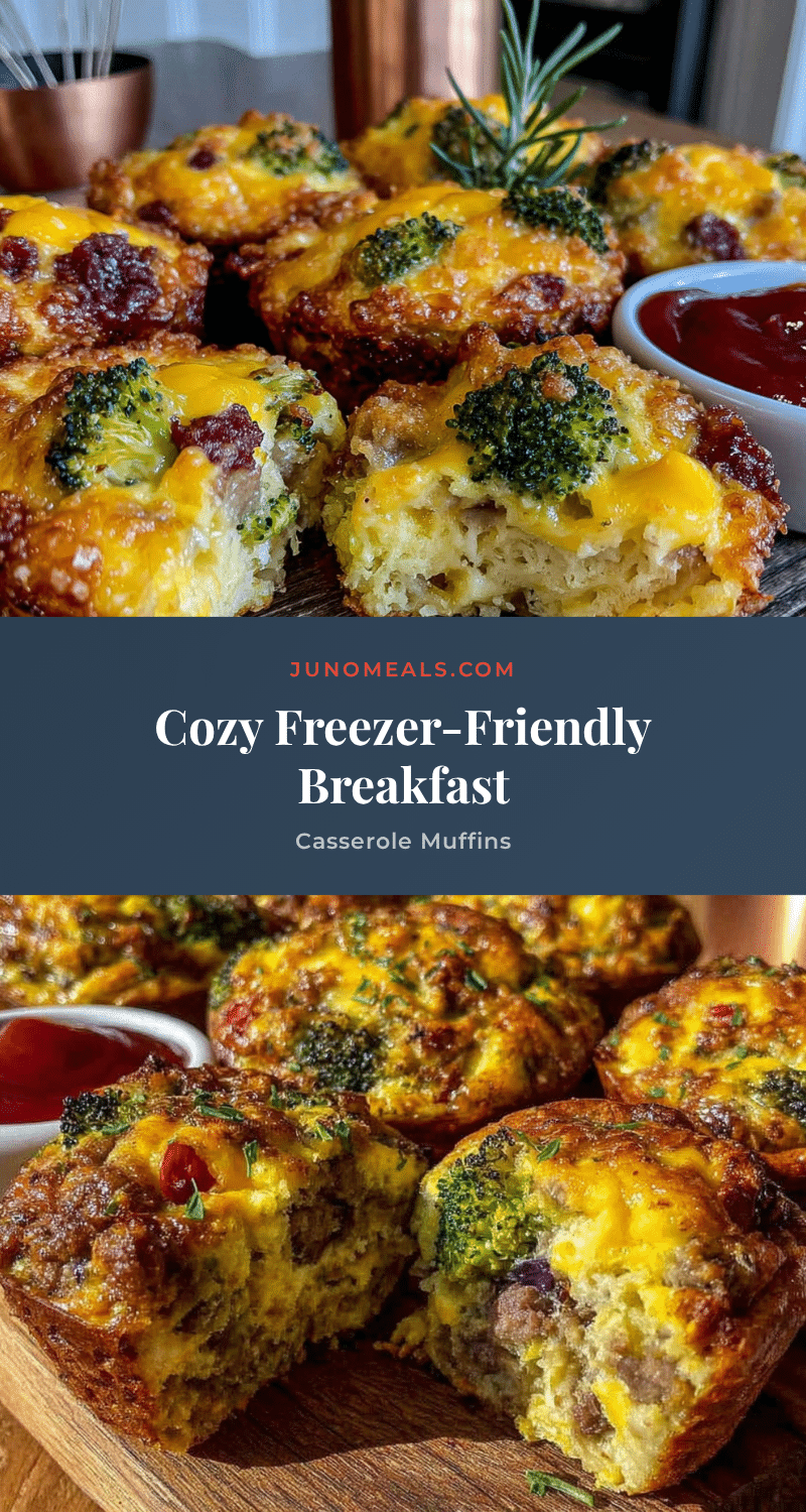 freezer-friendly breakfast casserole muffins recipe