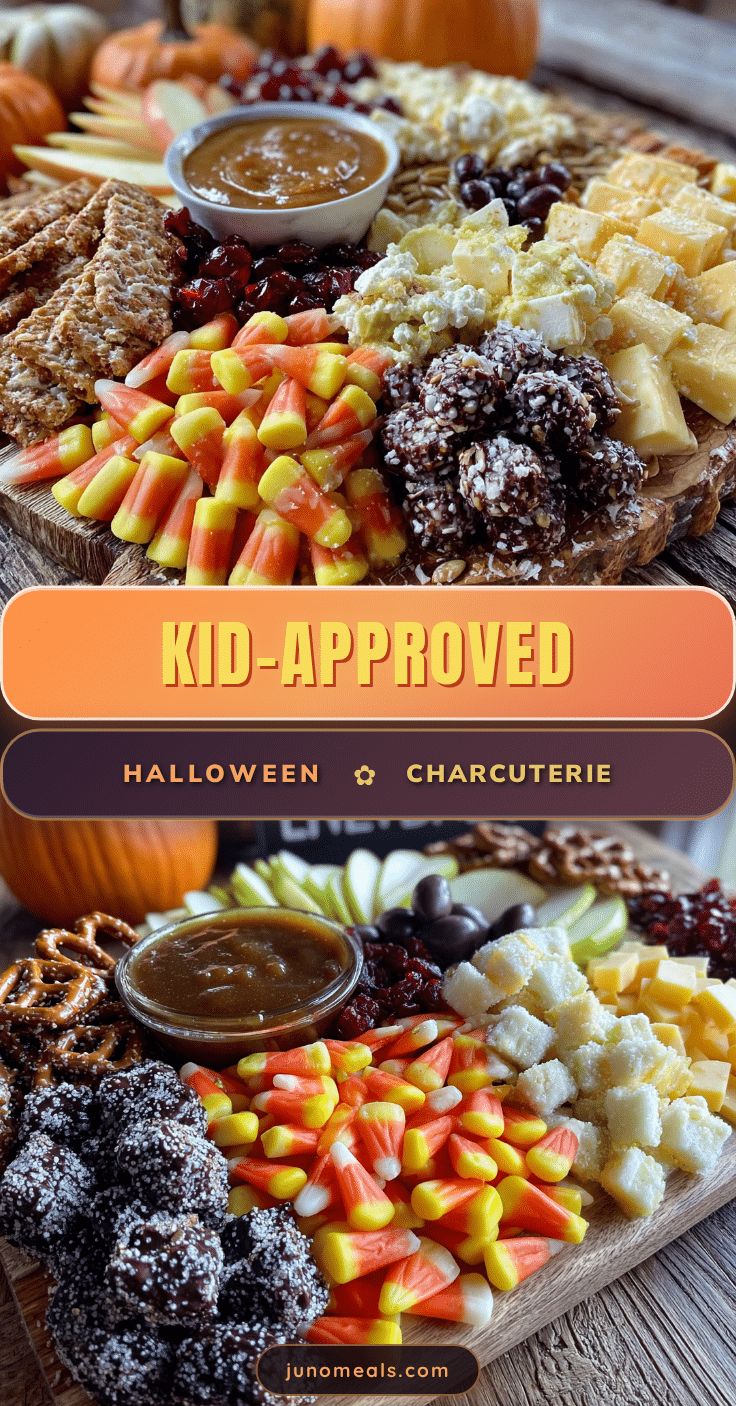 halloween charcuterie board with candy corn recipe