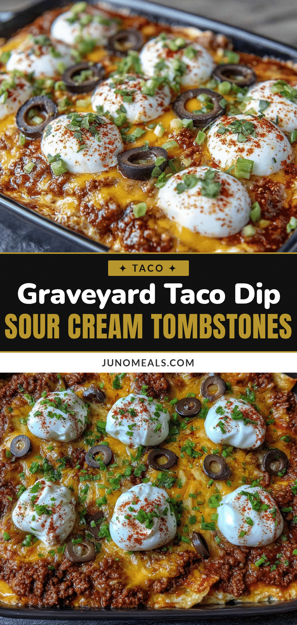 lighter graveyard taco dip recipe