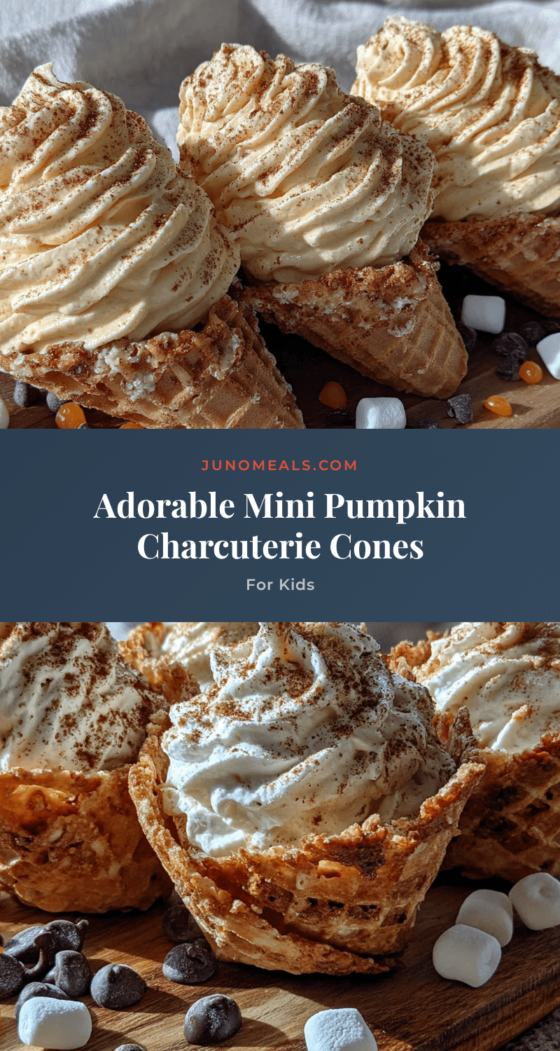 Mini Pumpkin Charcuterie Cones recipe