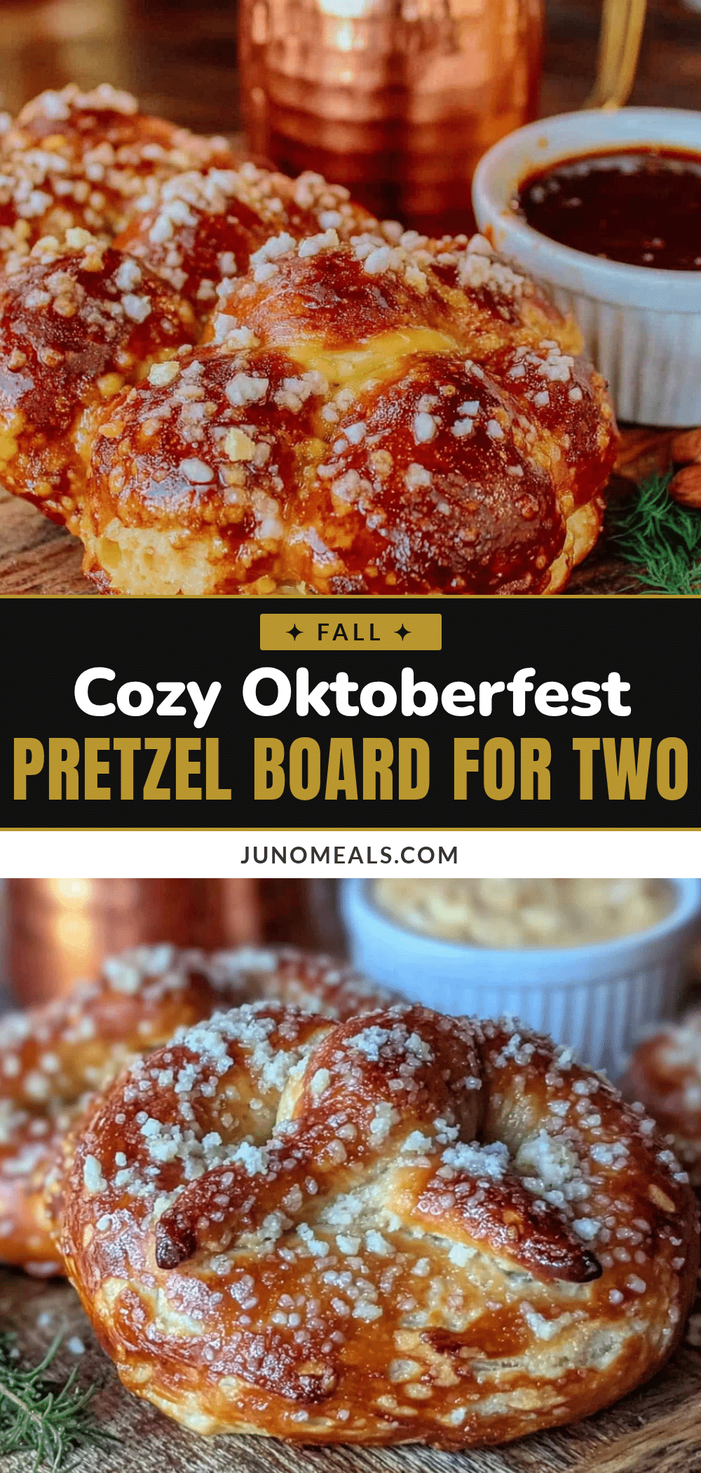 Oktoberfest pretzel board for two recipe