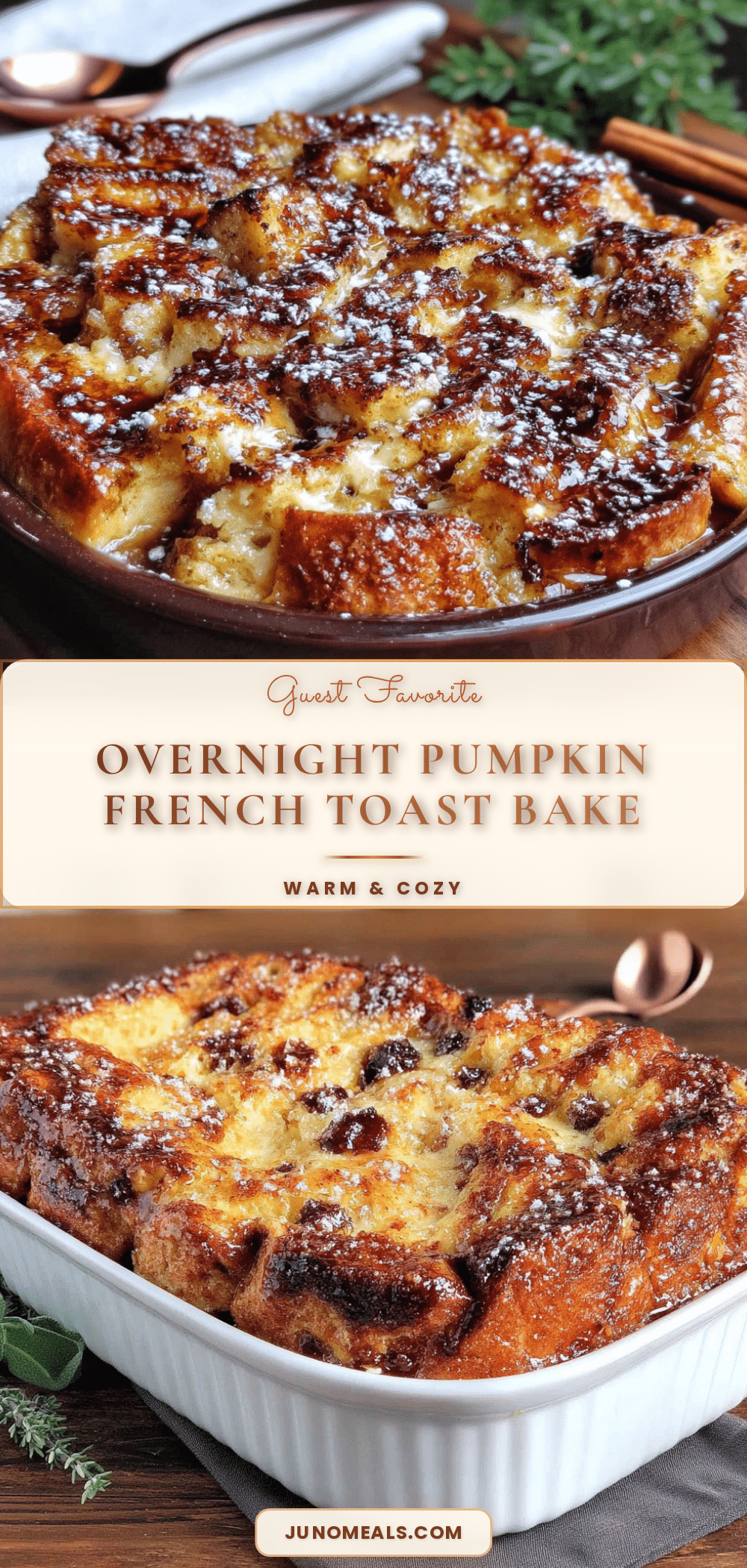 overnight pumpkin French toast bake recipe
