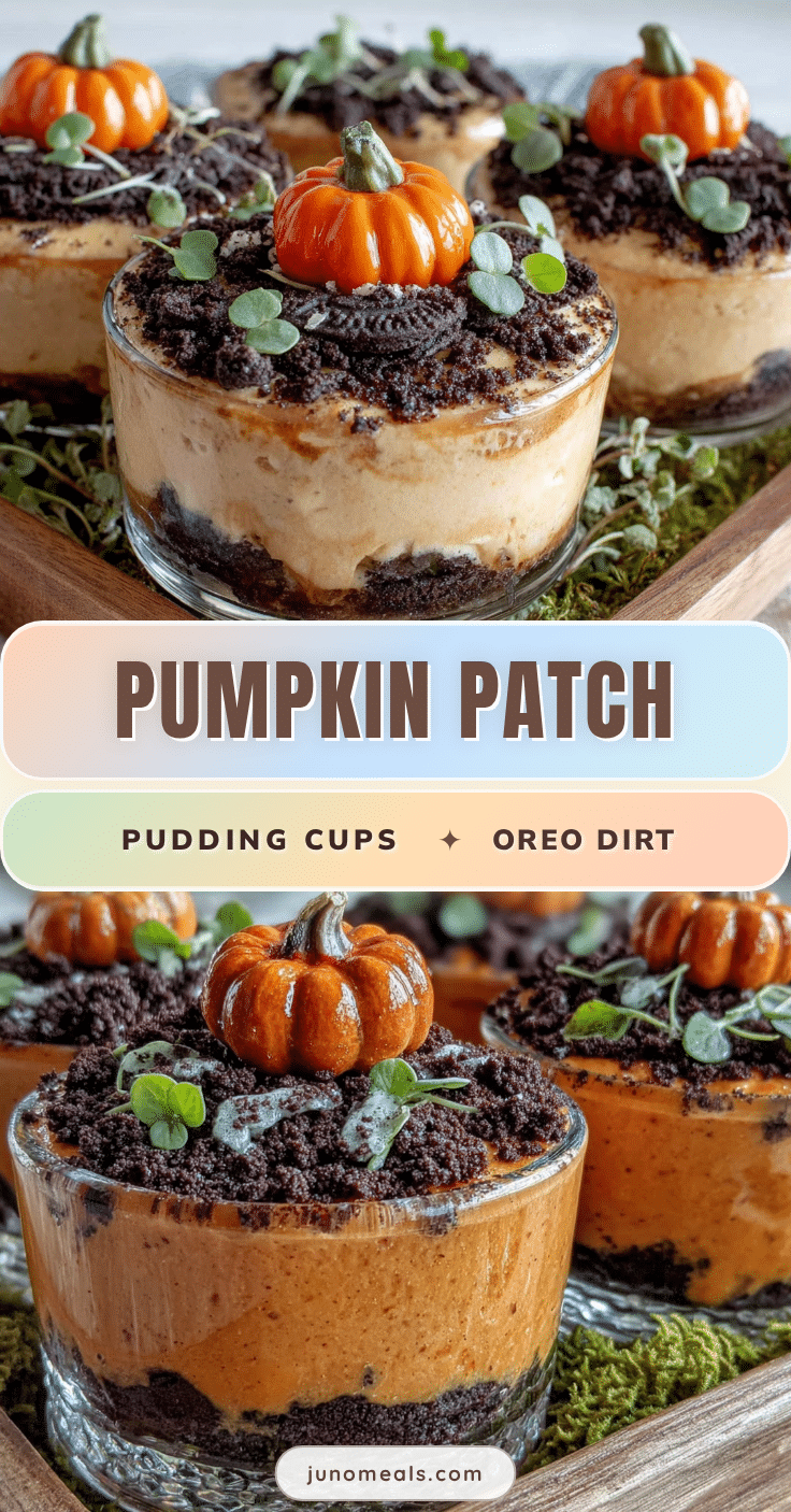 pumpkin patch pudding cups recipe