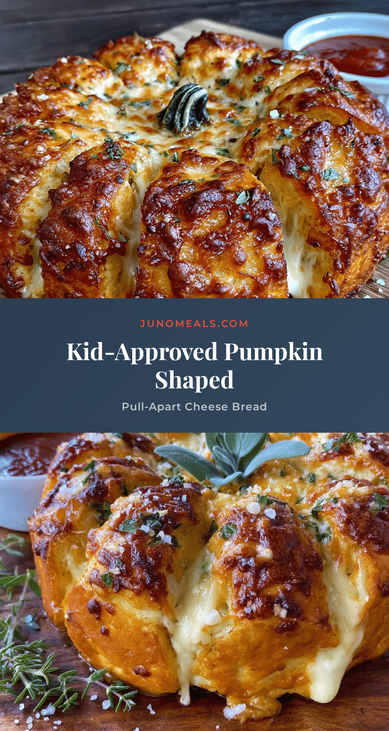 pumpkin pull-apart cheese bread recipe
